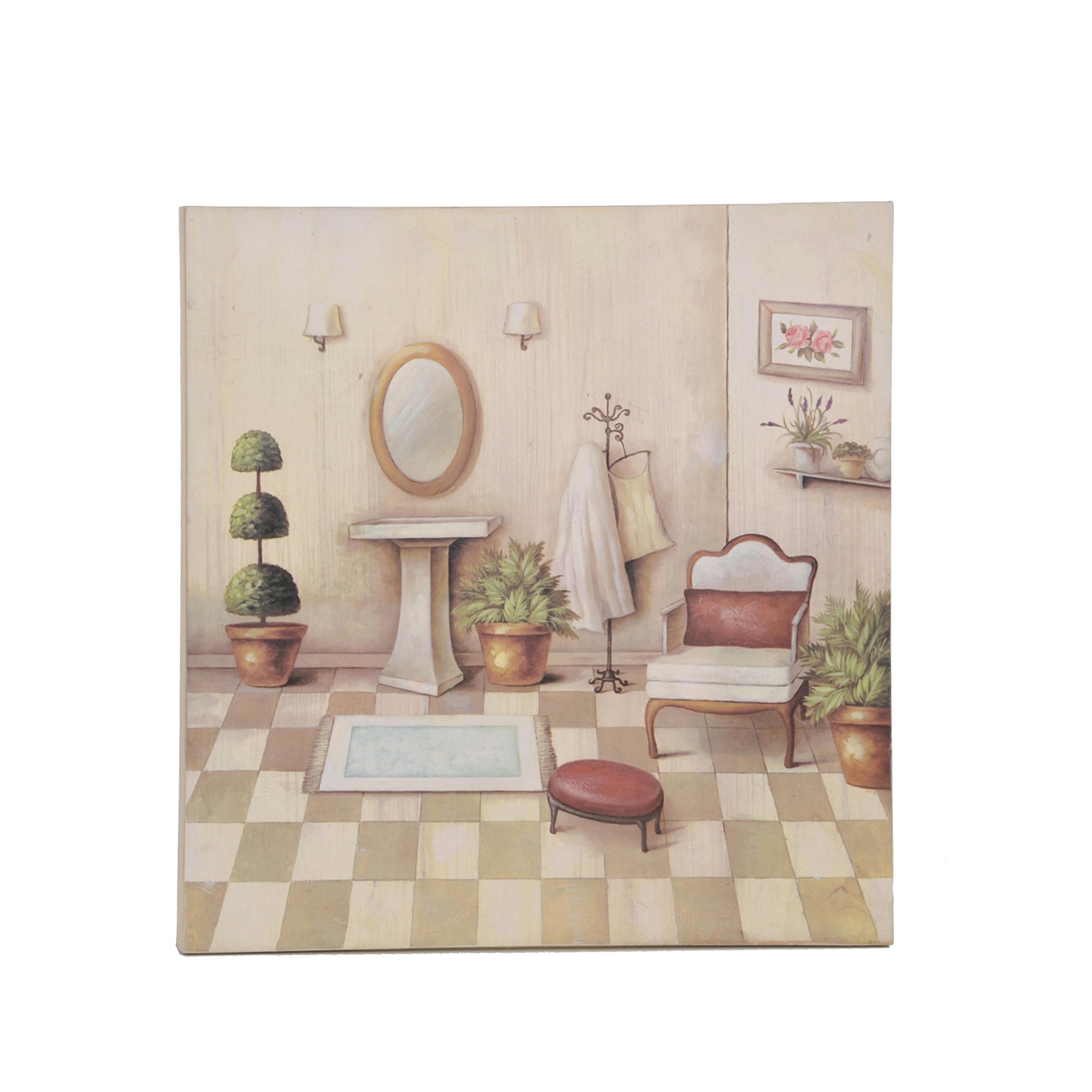 QUADRO 60X60 CM STANZA C/SPECCHIO**SC