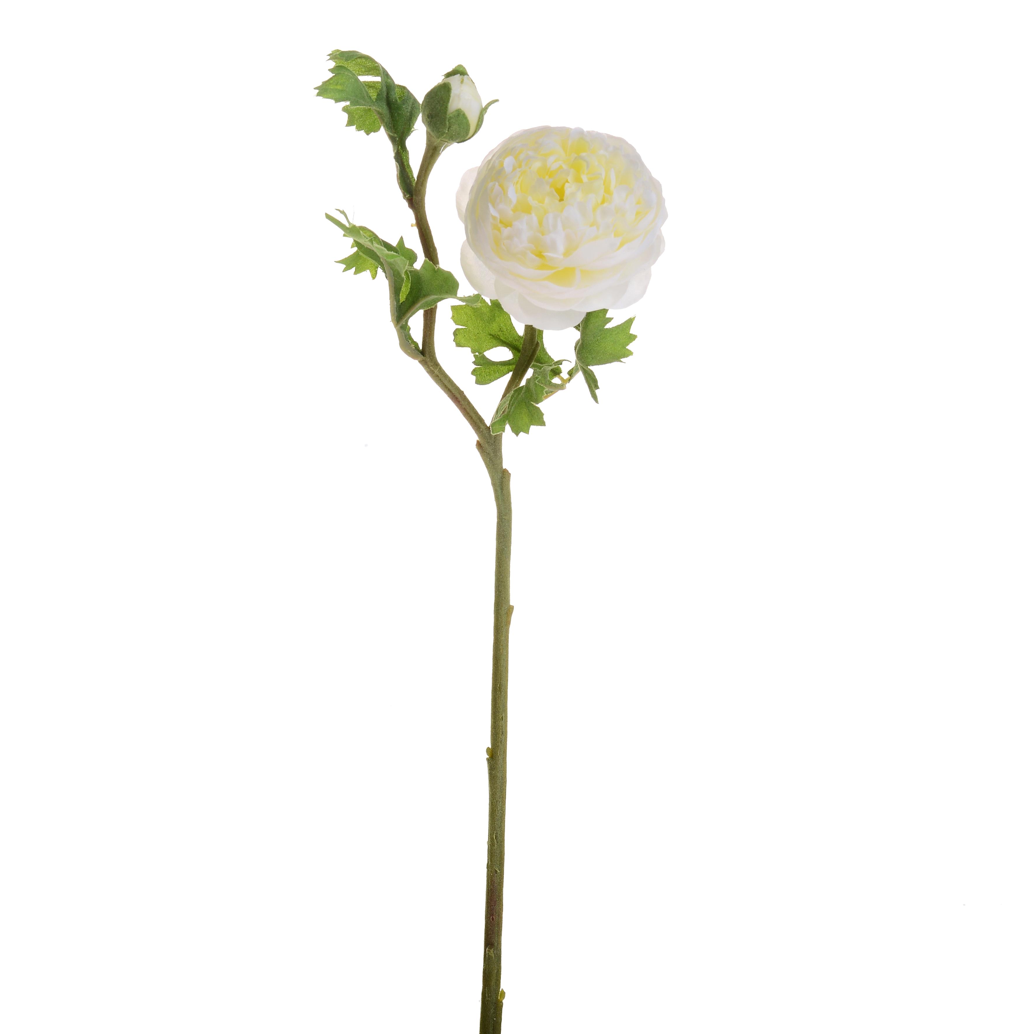 ARTIFICIAL FLOWERS, RANUNCULUS, RANUNCOLO X 2 46 CM