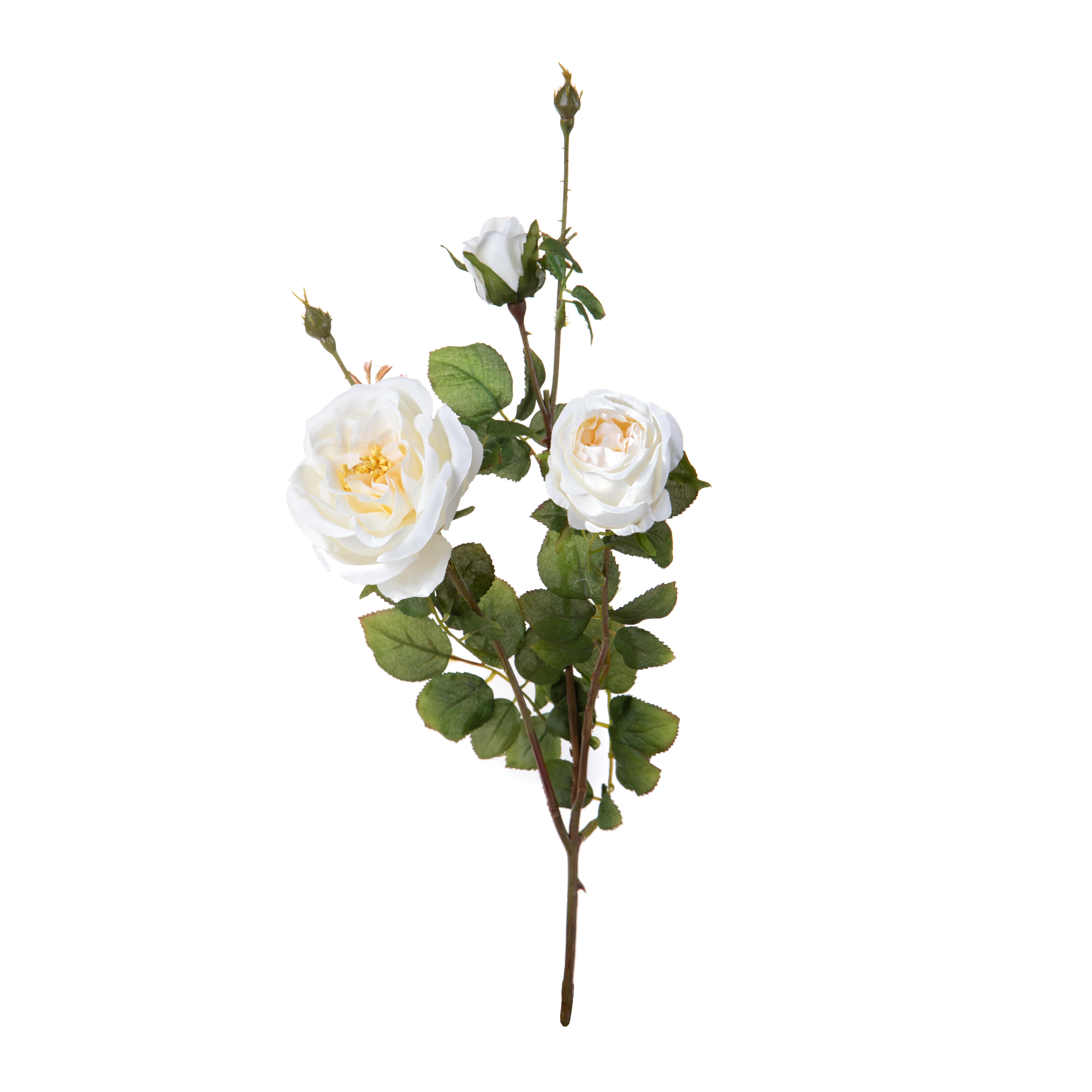 ROSA ROMANTICA X 3 55 CM