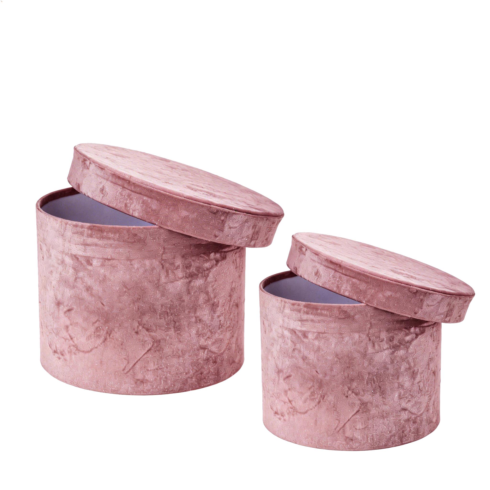 SET/2 CAPPELLIERE 17X17-15X14 CM VELLUTO