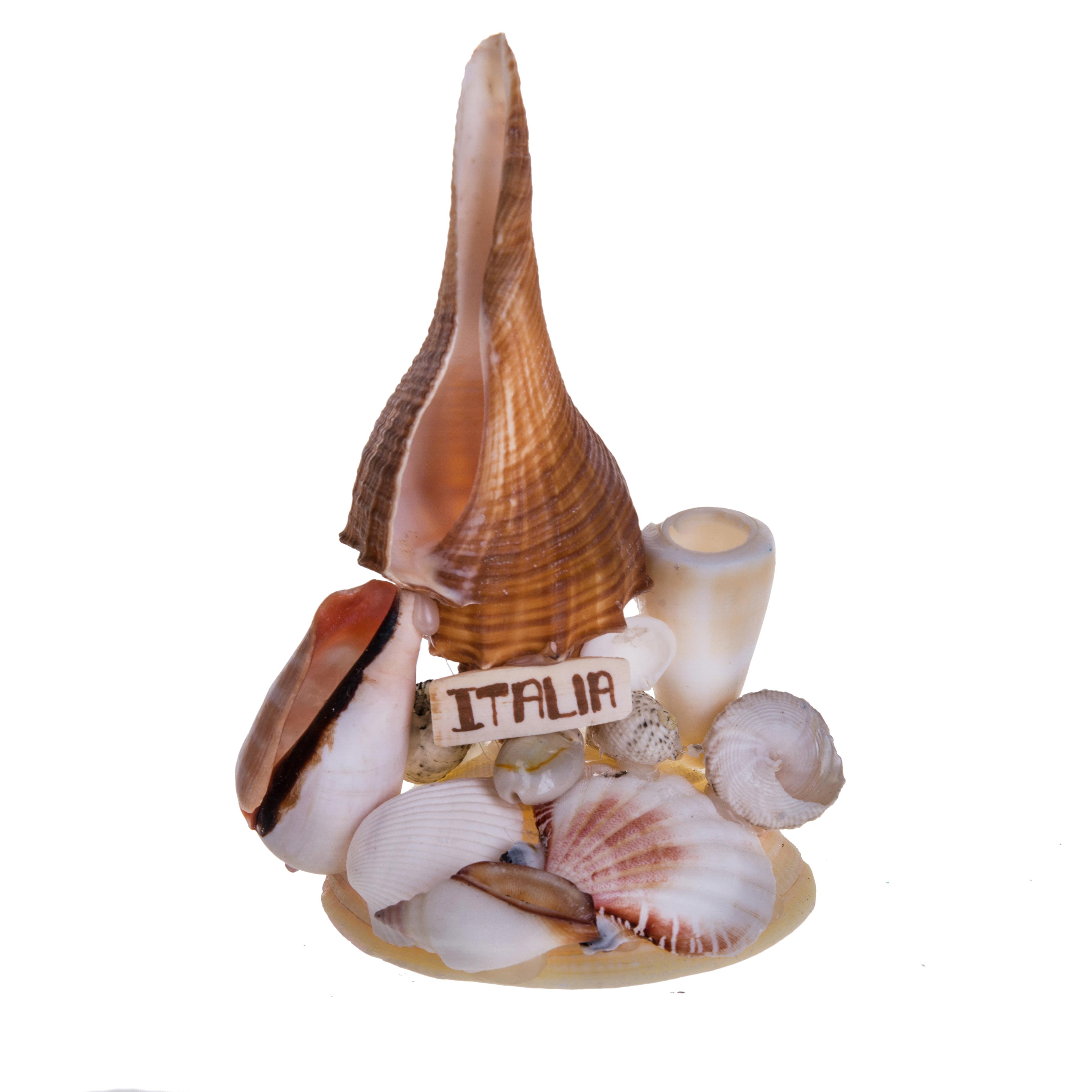DECORO IN CONCHIGLIE ITALIA 16 CM **SC
