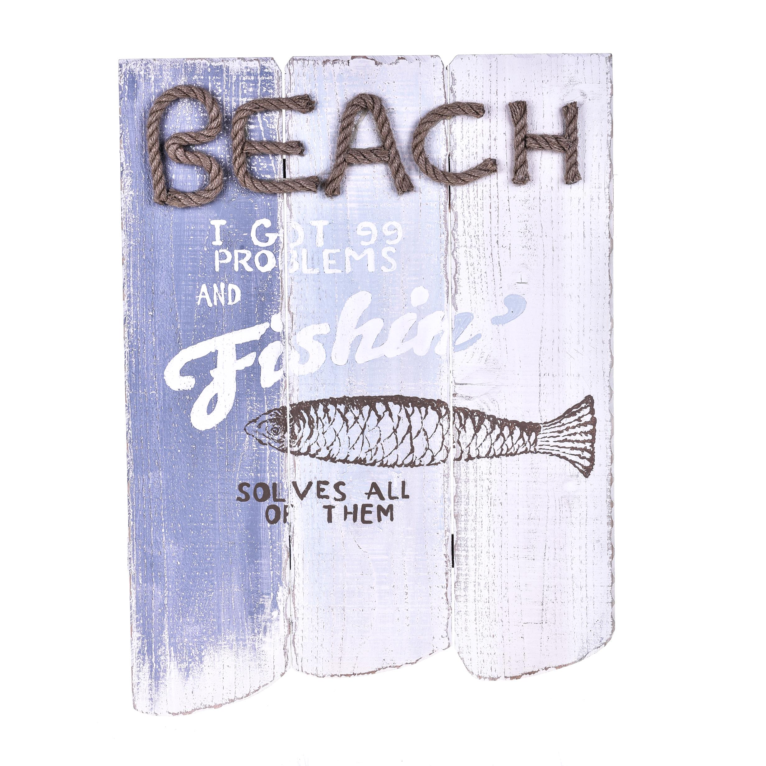 QUADRO H.58,5 CM LEGNO BEACH