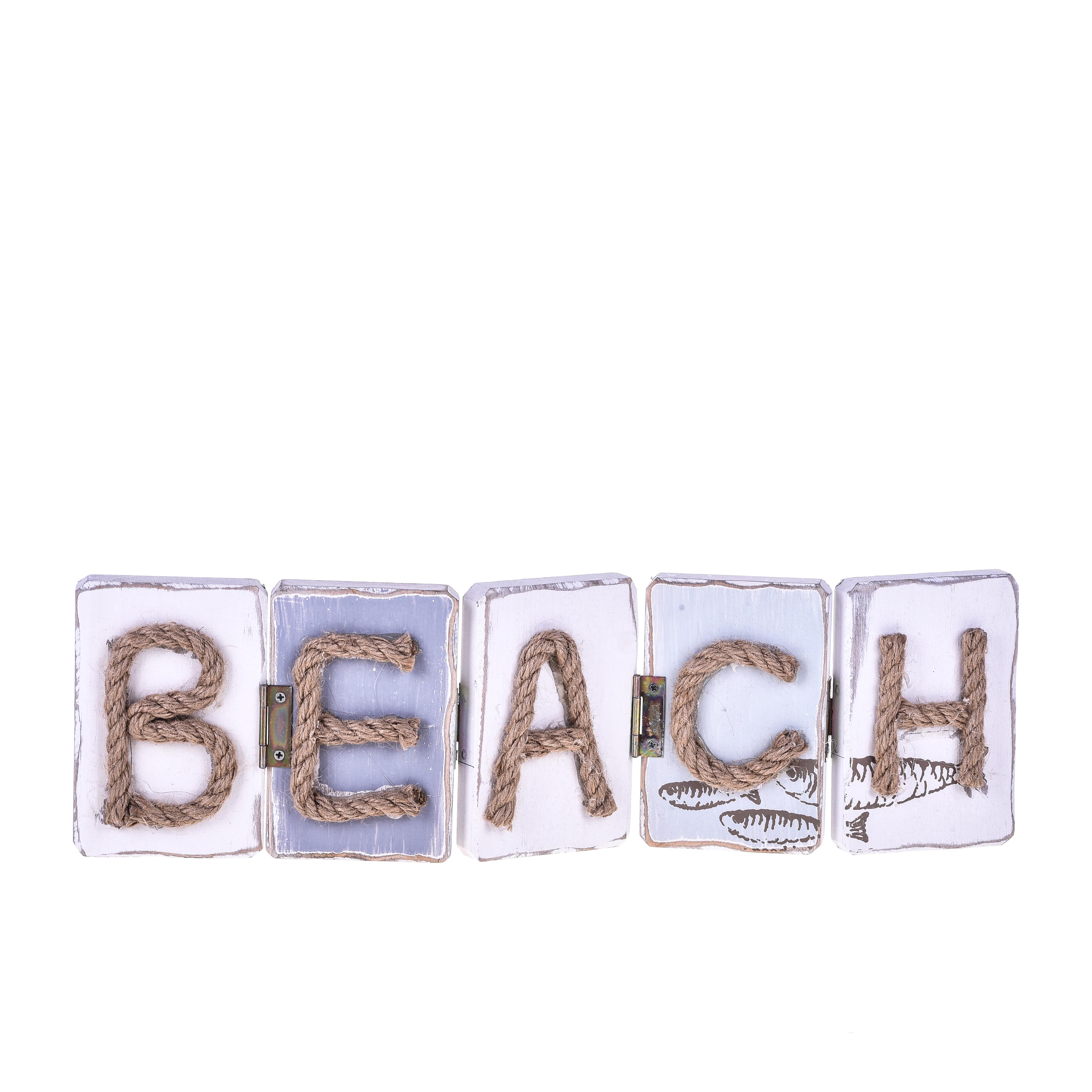 SCRITTA BEACH LEGNO 41 CM
