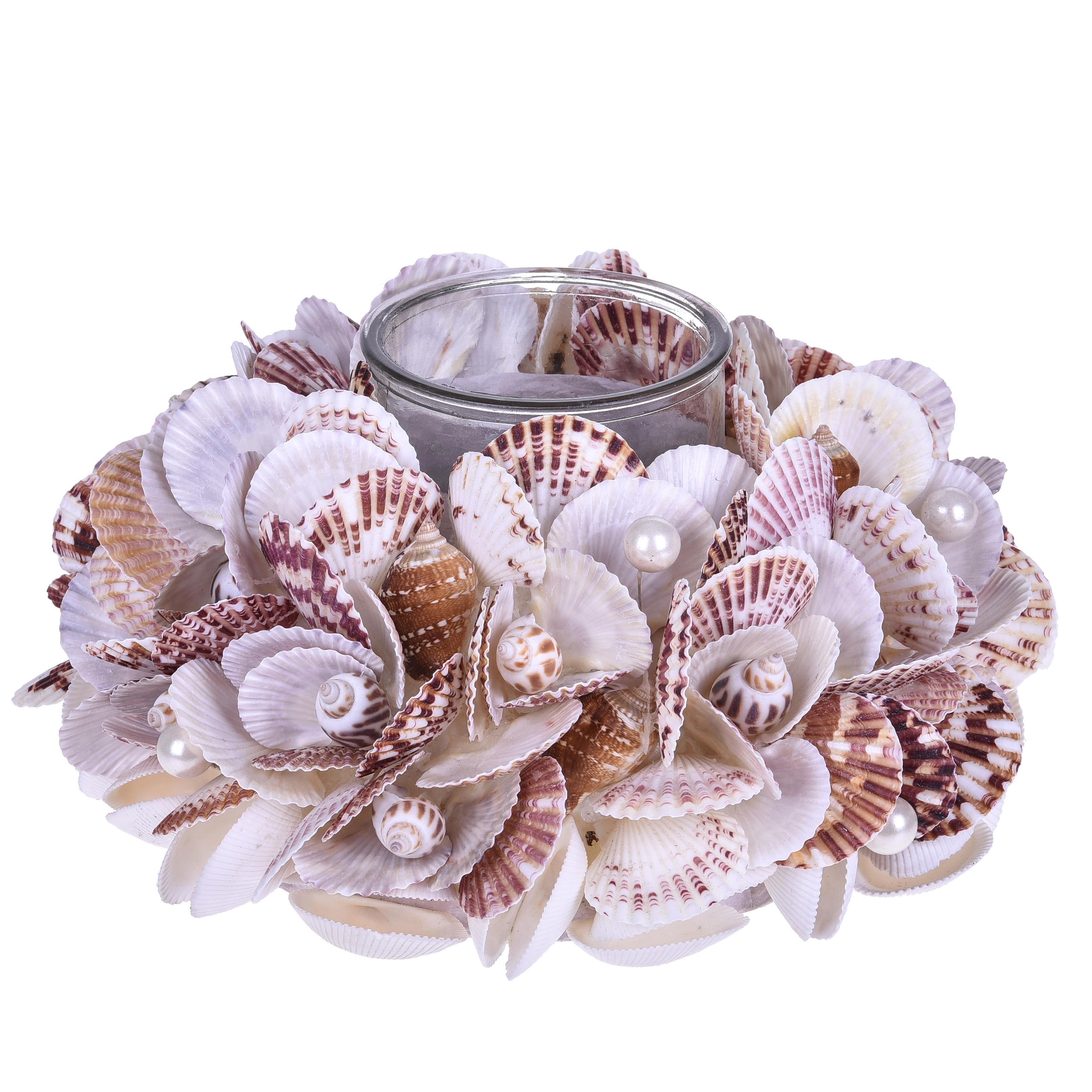 Home decors and accessories, MARINE LATERN, P/CANDELE CONCHIGLIE D.27 CM