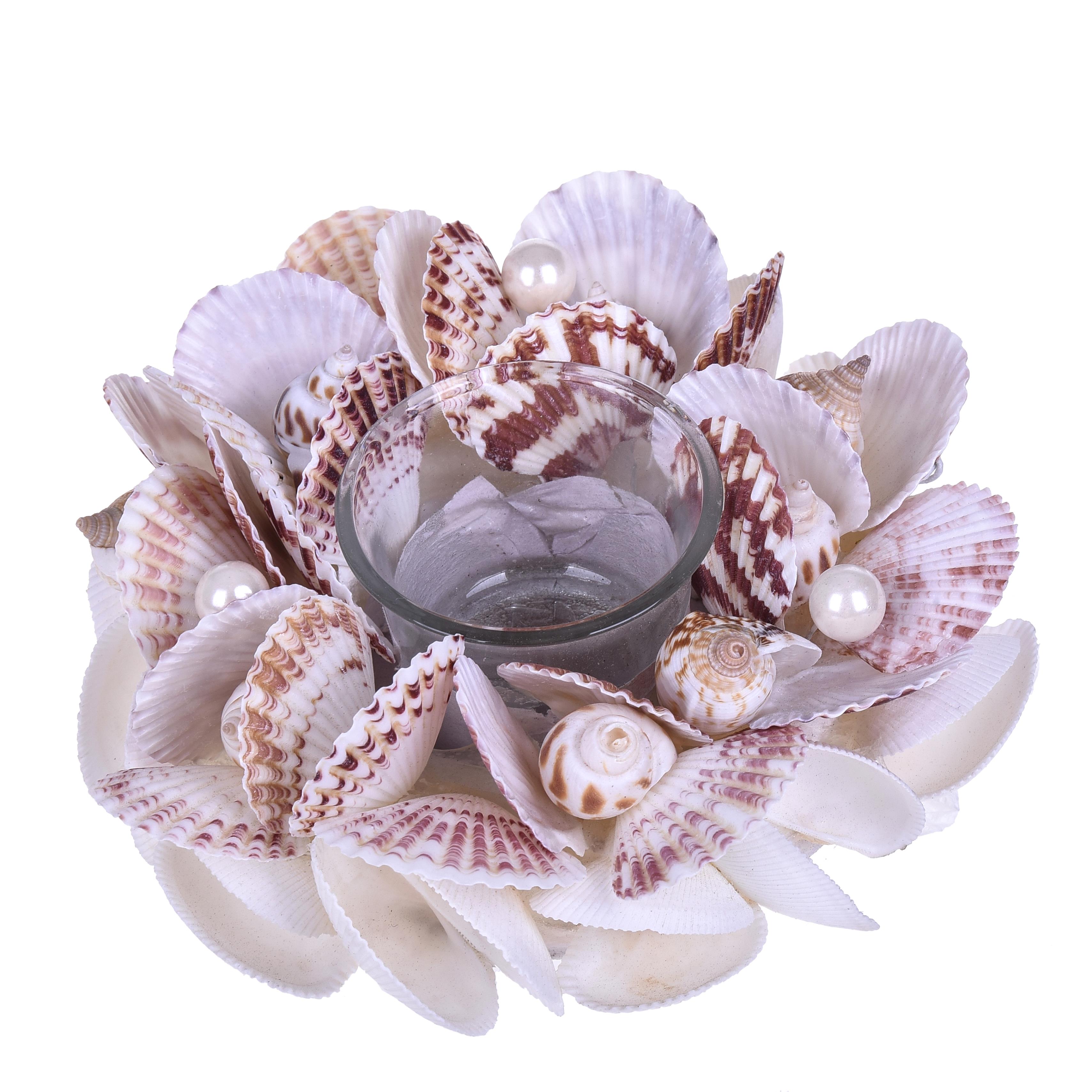 Home decors and accessories, MARINE LATERN, P/CANDELE CONCHIGLIE D.16 CM