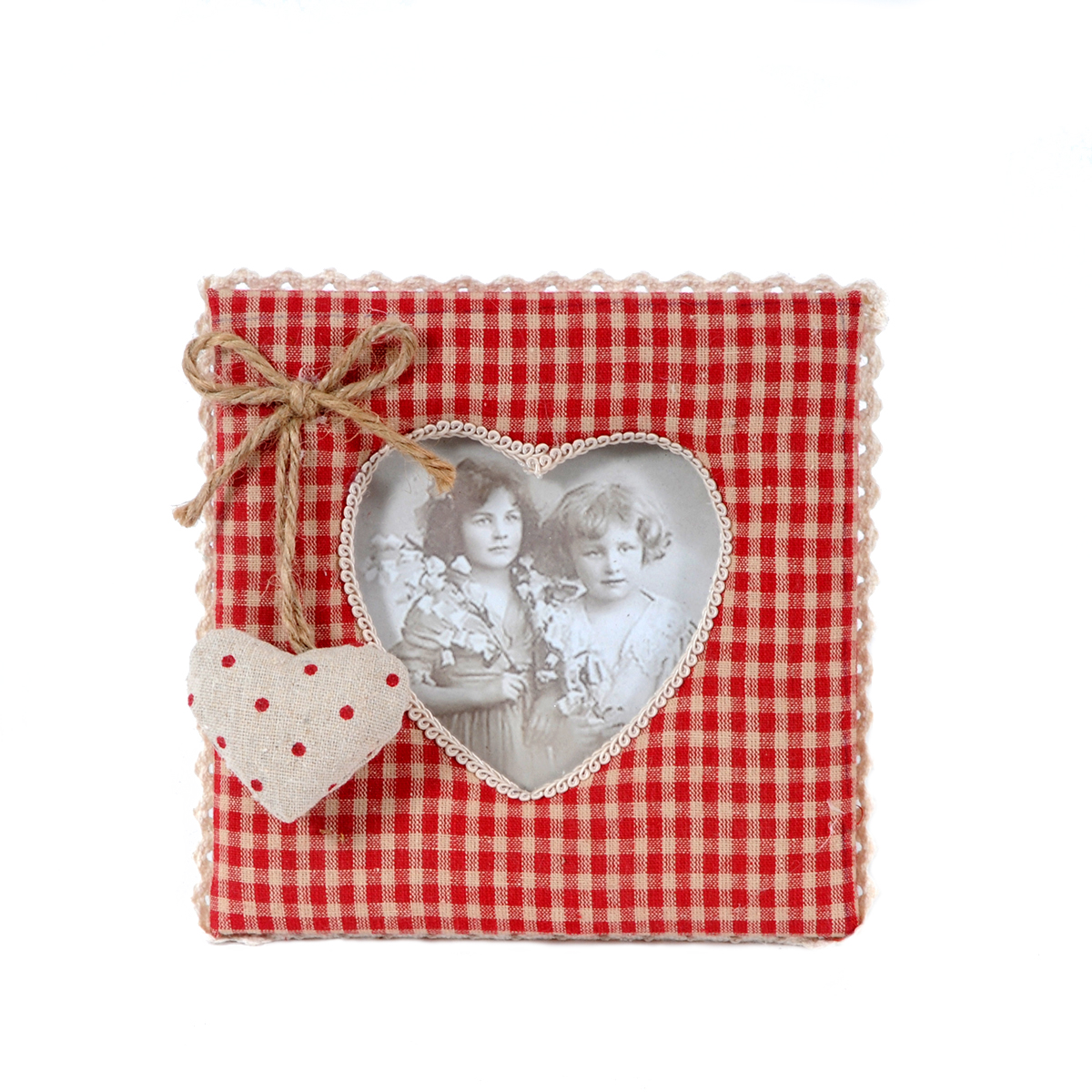 PORTAFOTO CUORE SINGOLO 15 CM**SC