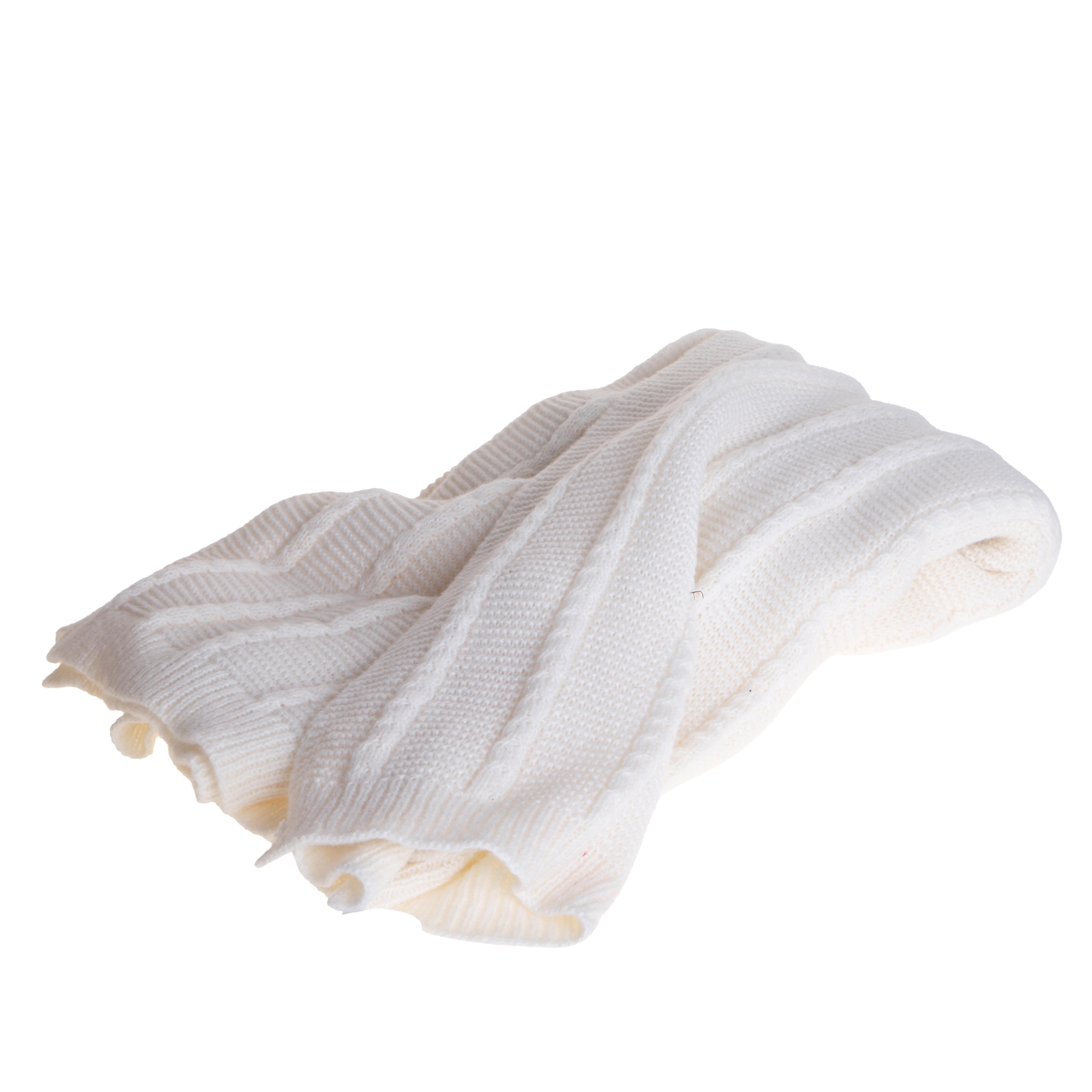 COPERTA 127X152 CM MOTIVO TRECCE