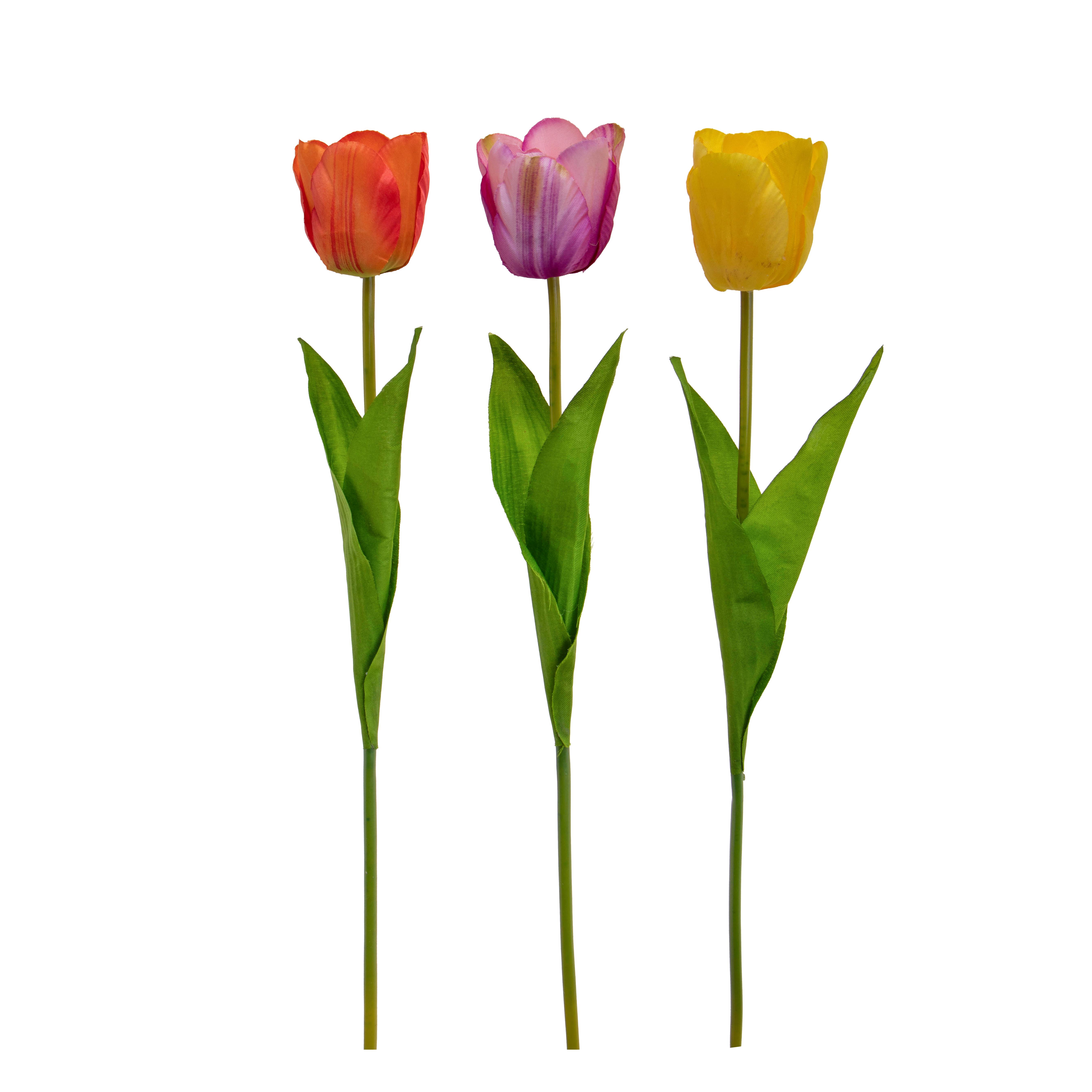 TULIPANO 54 CM MINI C/FOGLIE