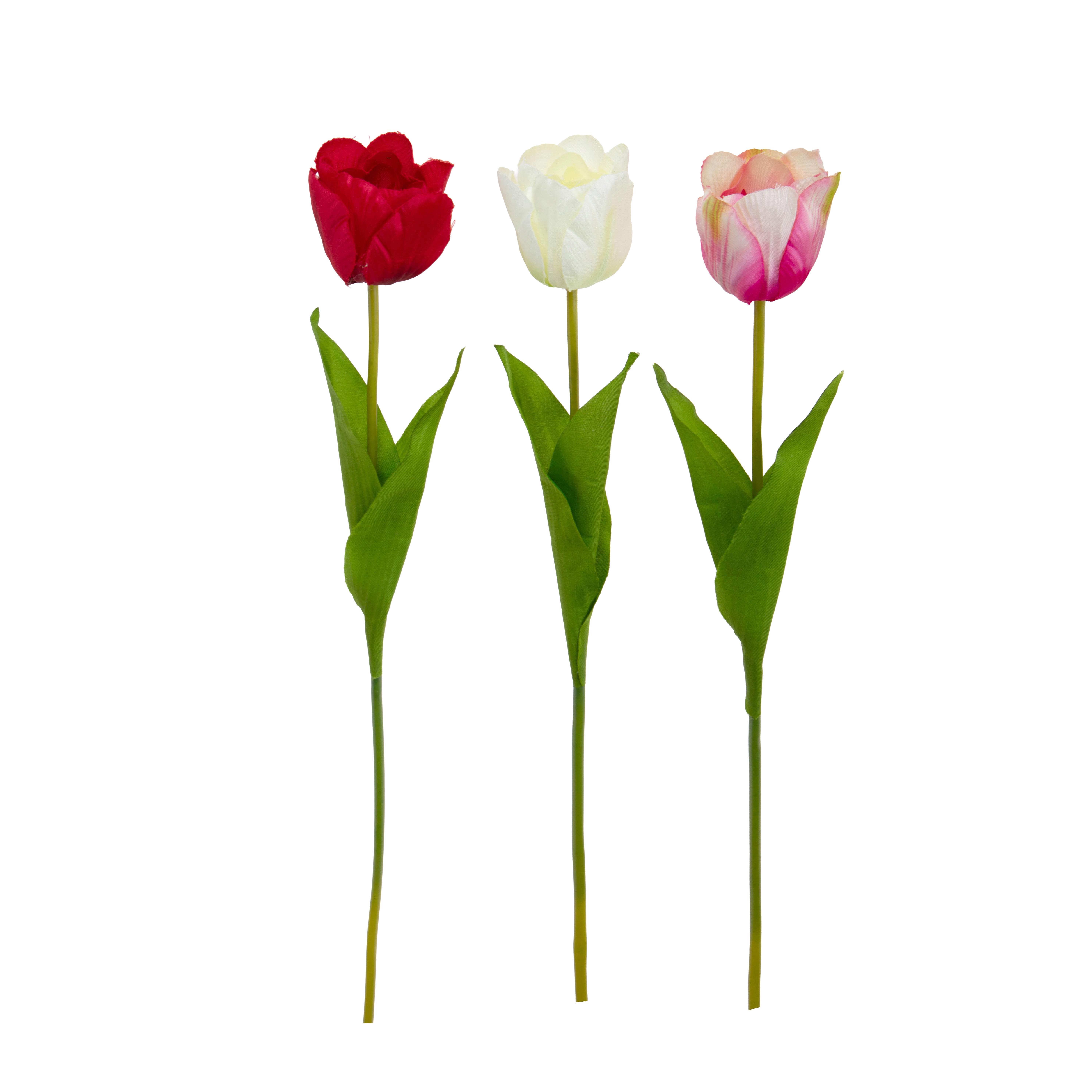 TULIPANO 54 CM MINI C/FOGLIE