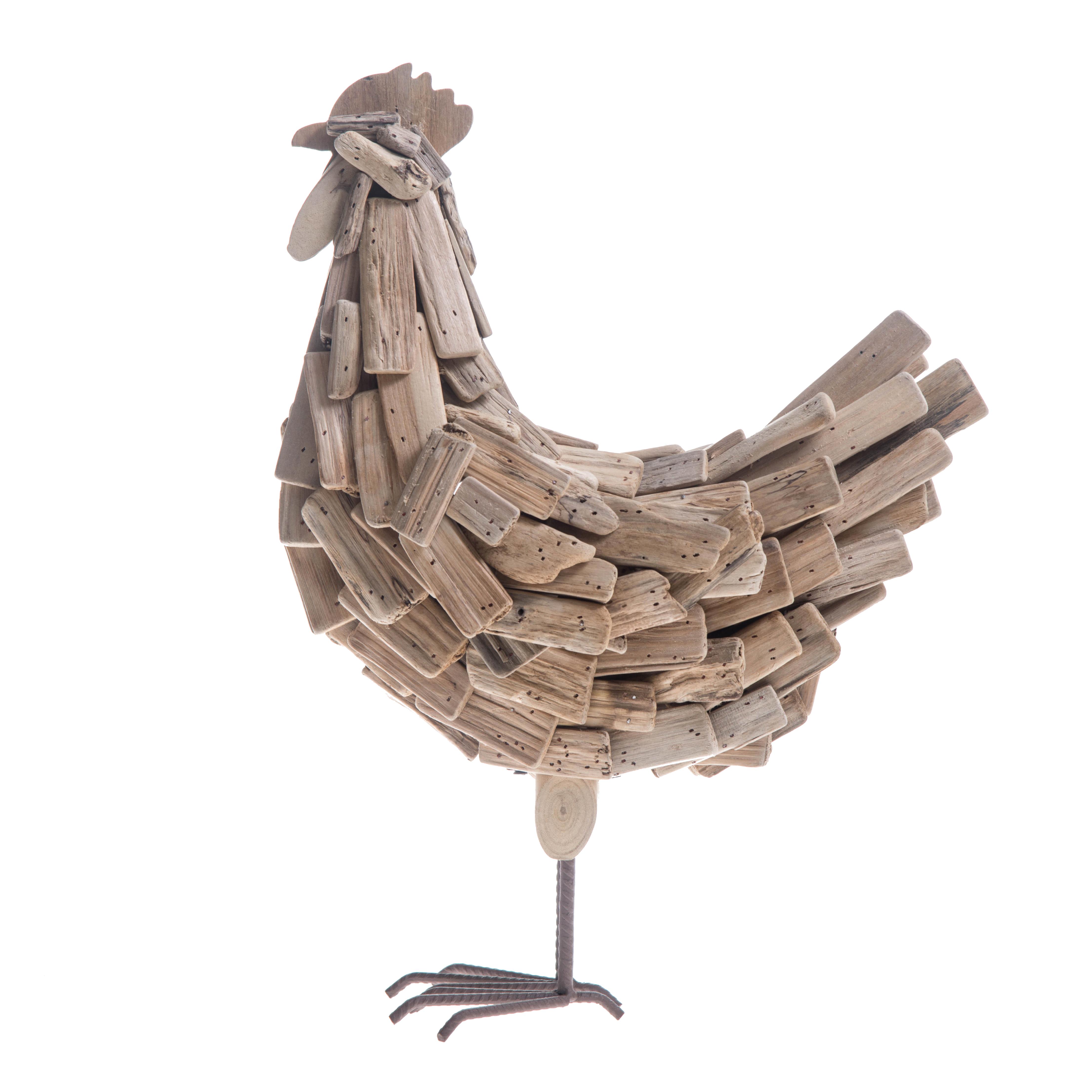 SPRING AND EASTER DECORATIONS,GALLINA LEGNO 43 CM