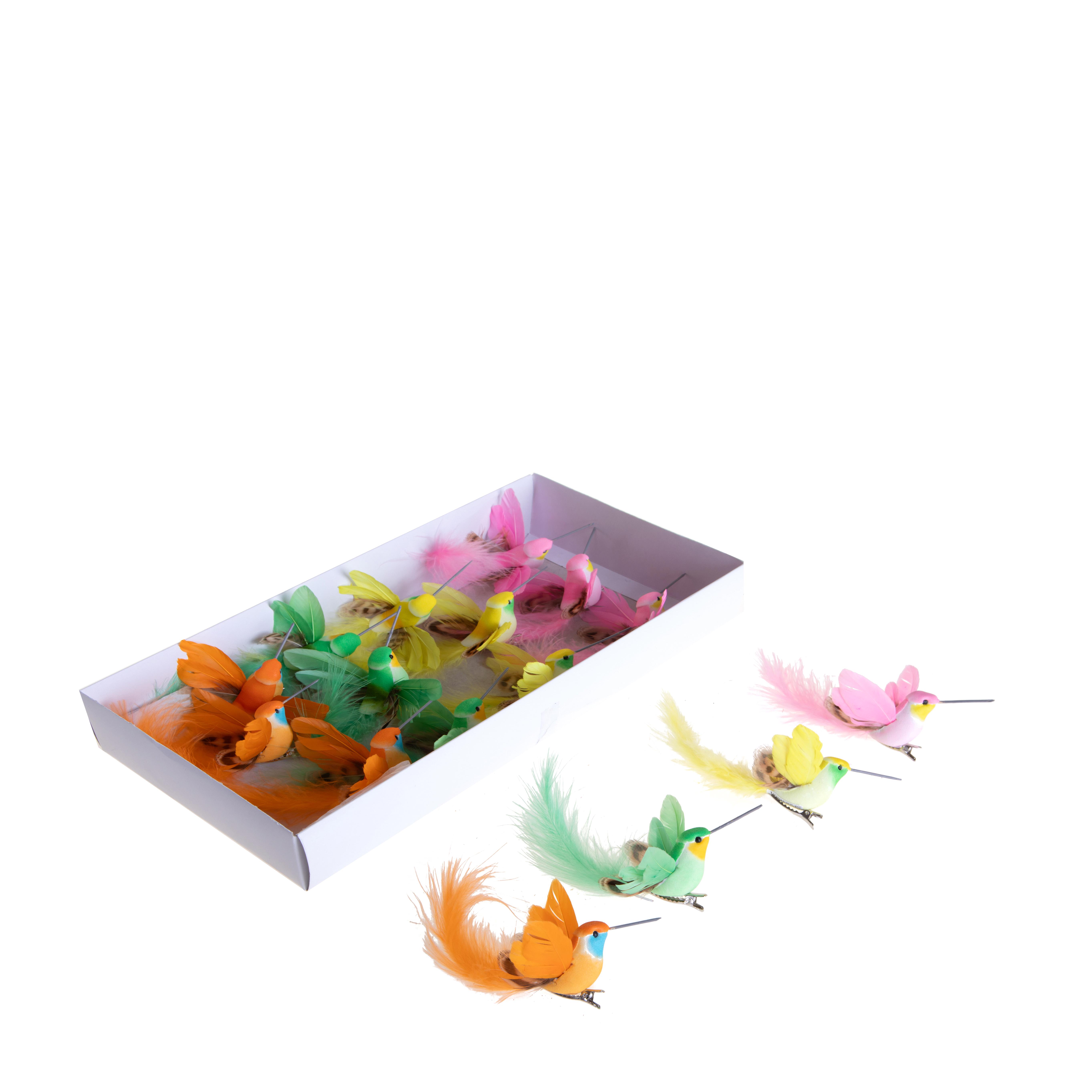 COLIBRI' 12 PZ ASS. 9,5 CM C/CLIP