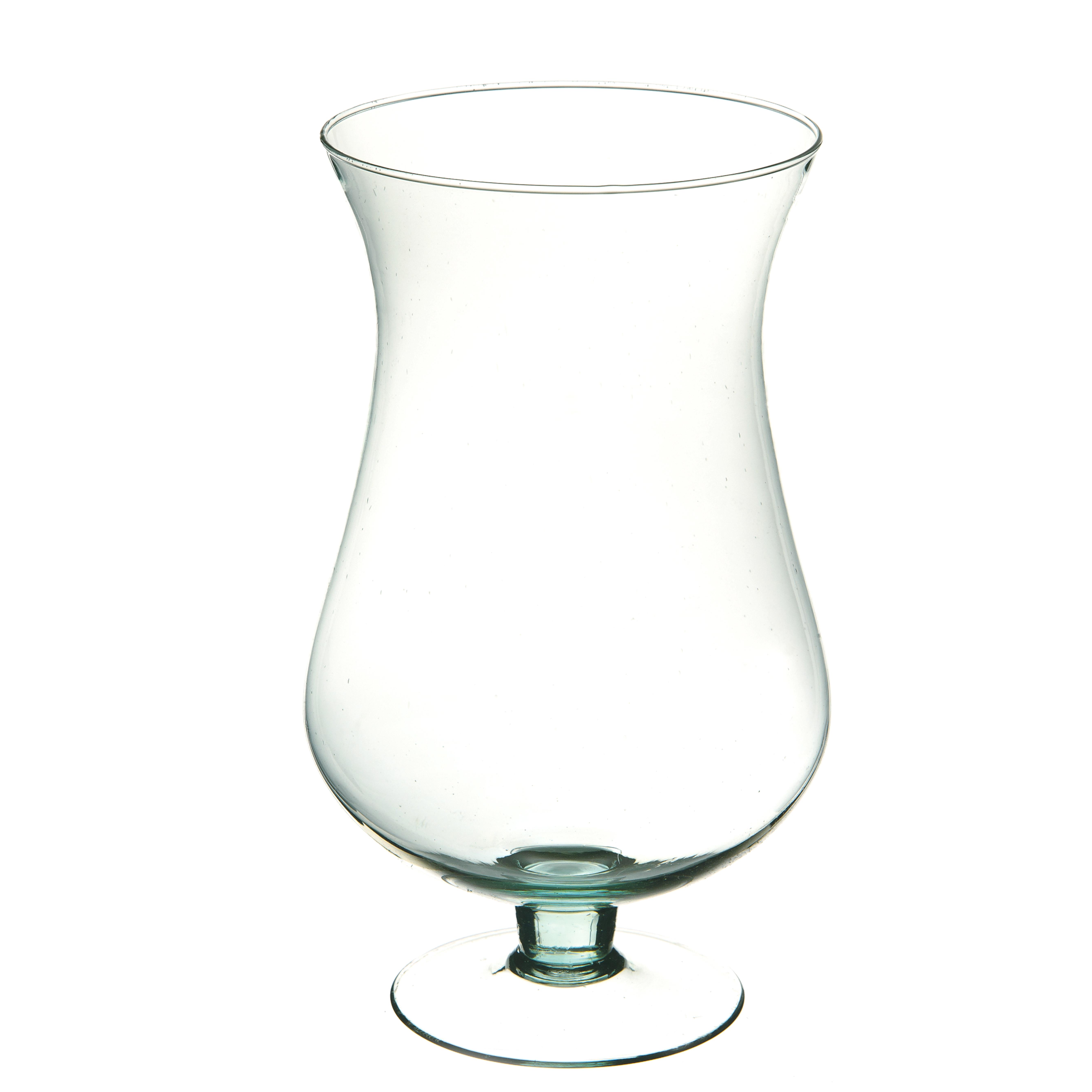 Hausdekorationen und Hauszubehöre, Vasen und Glasbehälter, COPPA C/ALZATA D.17XH.30 CM