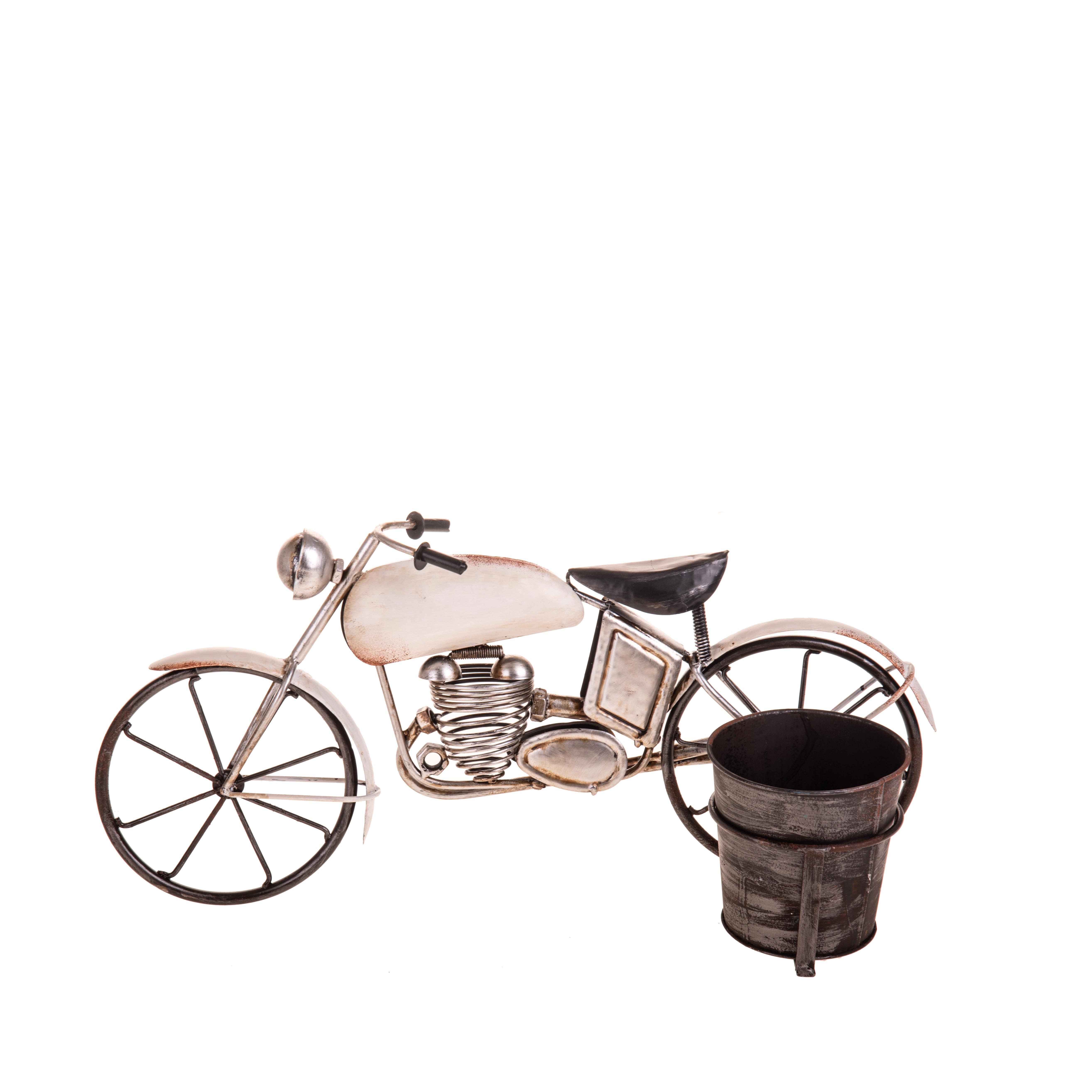 MOTO C/CONTENITORE PIANTA 48 CM