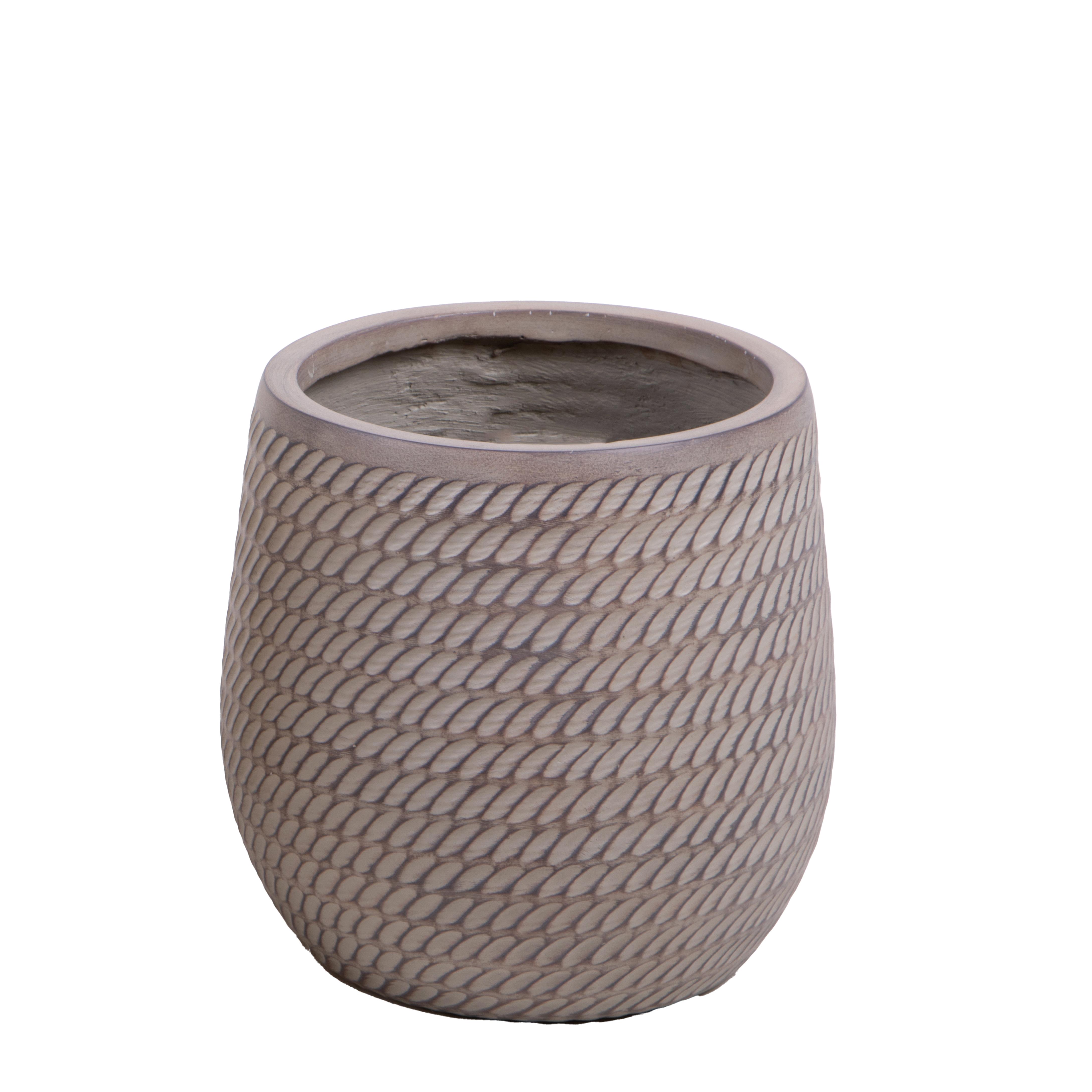 VASO D.30XH.32 CM ROPE