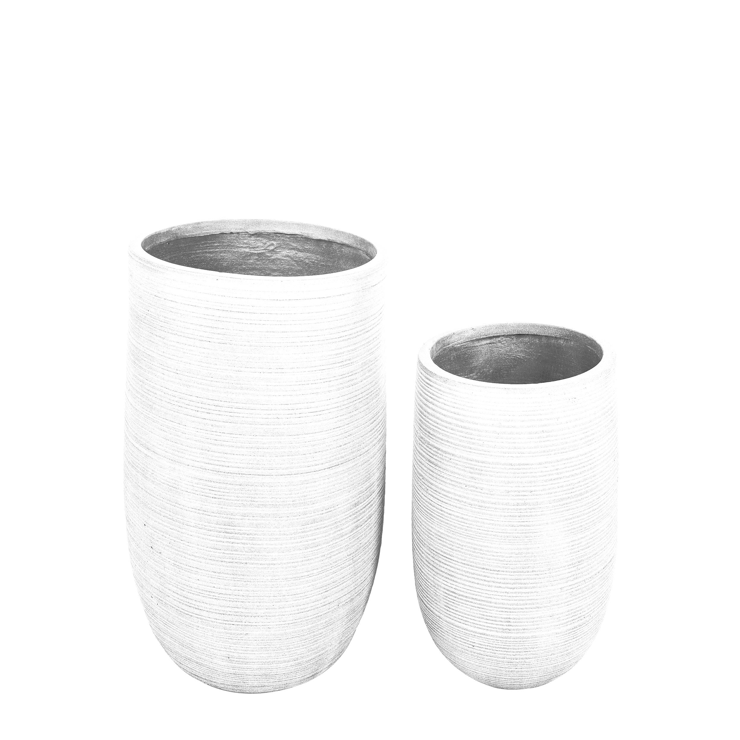 SET/2 VASO ALTO 40DX64H CM STRIPE