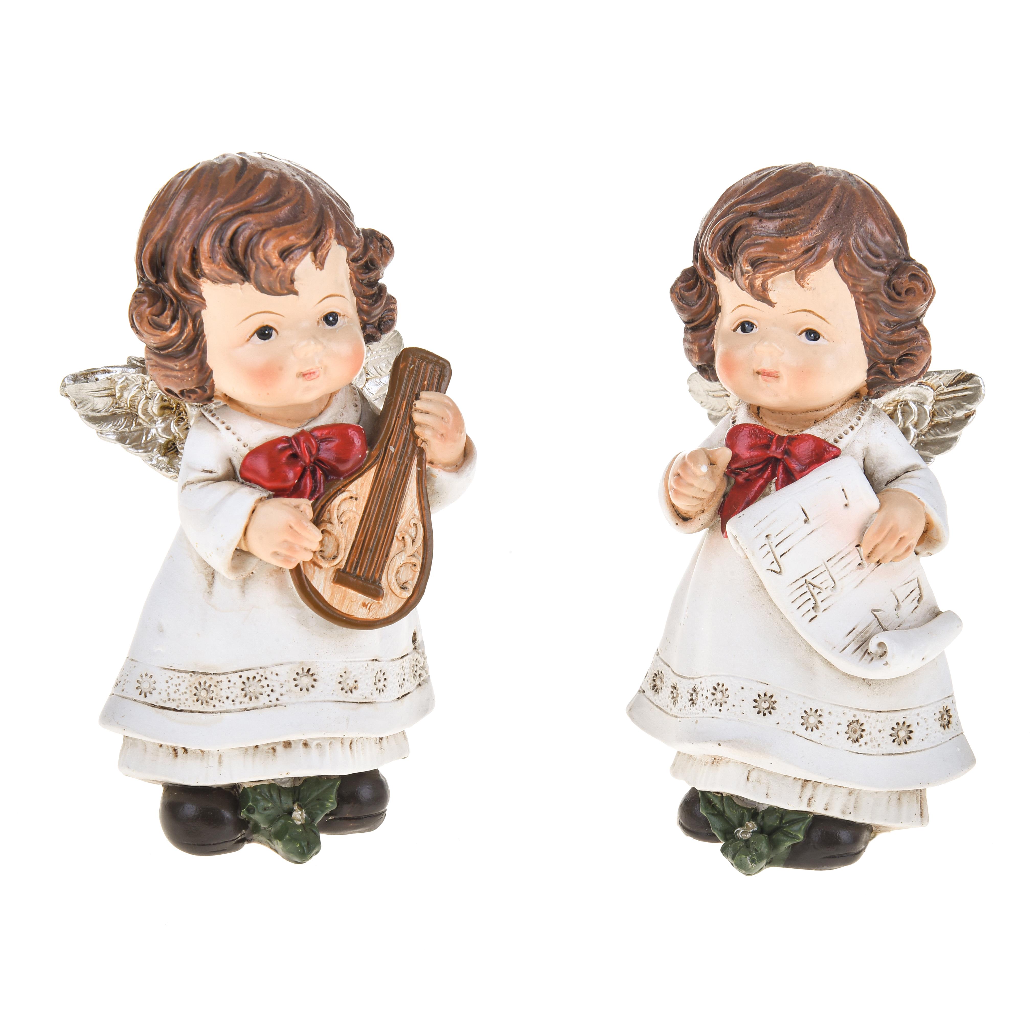 SET/2 ANGELI 11 CM C/FIOCCO