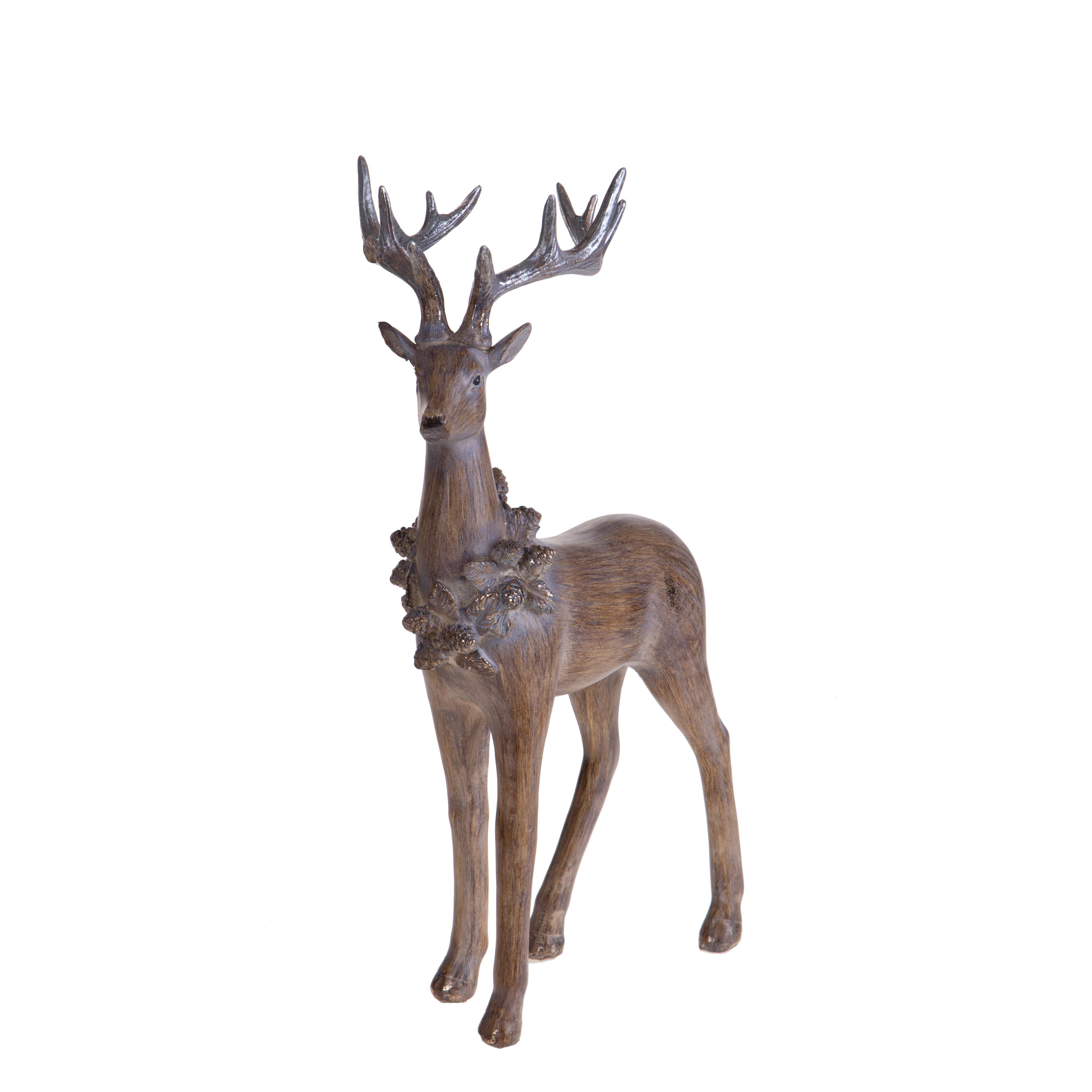 RENNA EFFETTO WOOD H.43 CM IN PIEDI