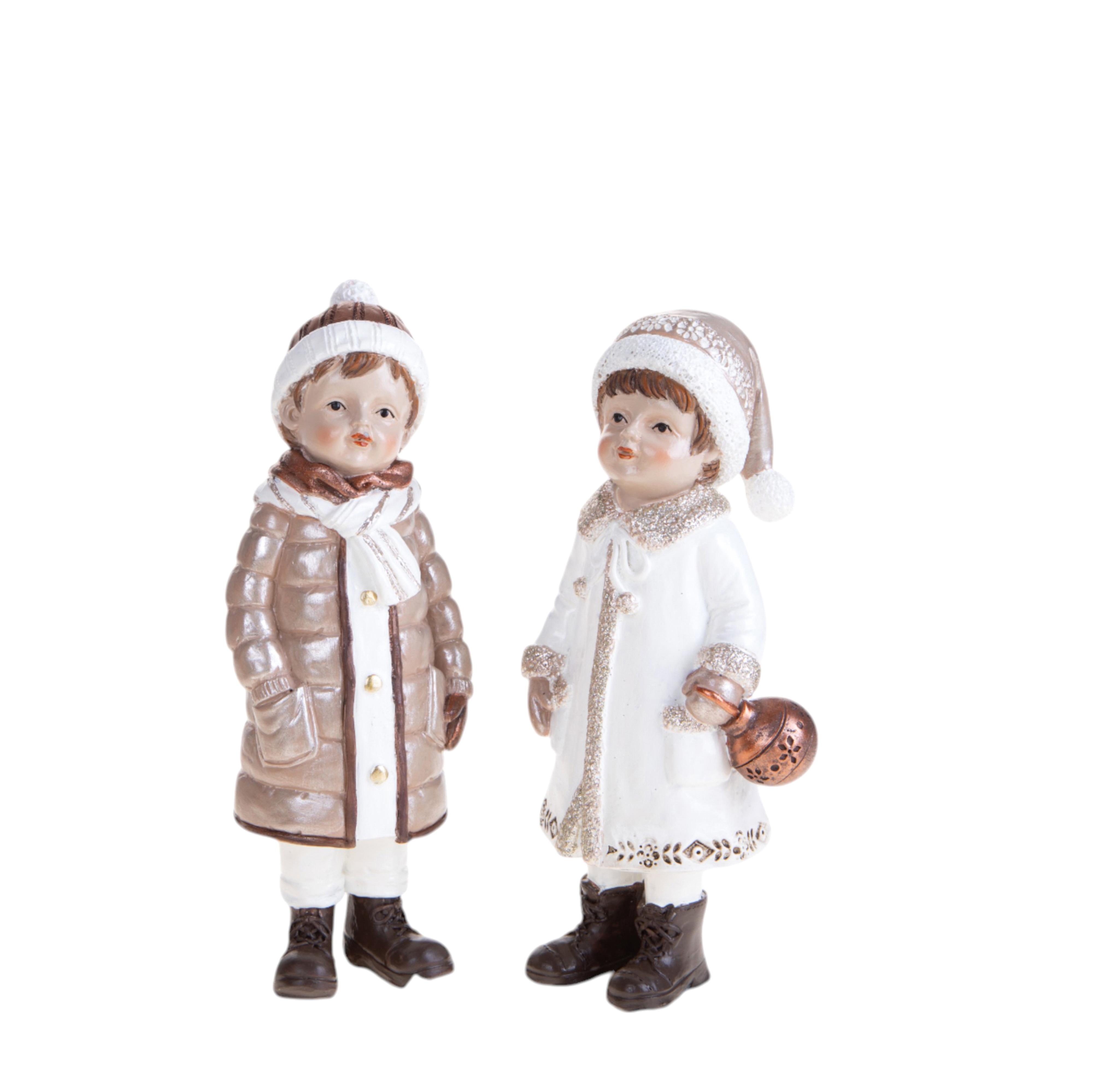 SET/2 BAMBINI C/CAPPOTTO 18,5 CM
