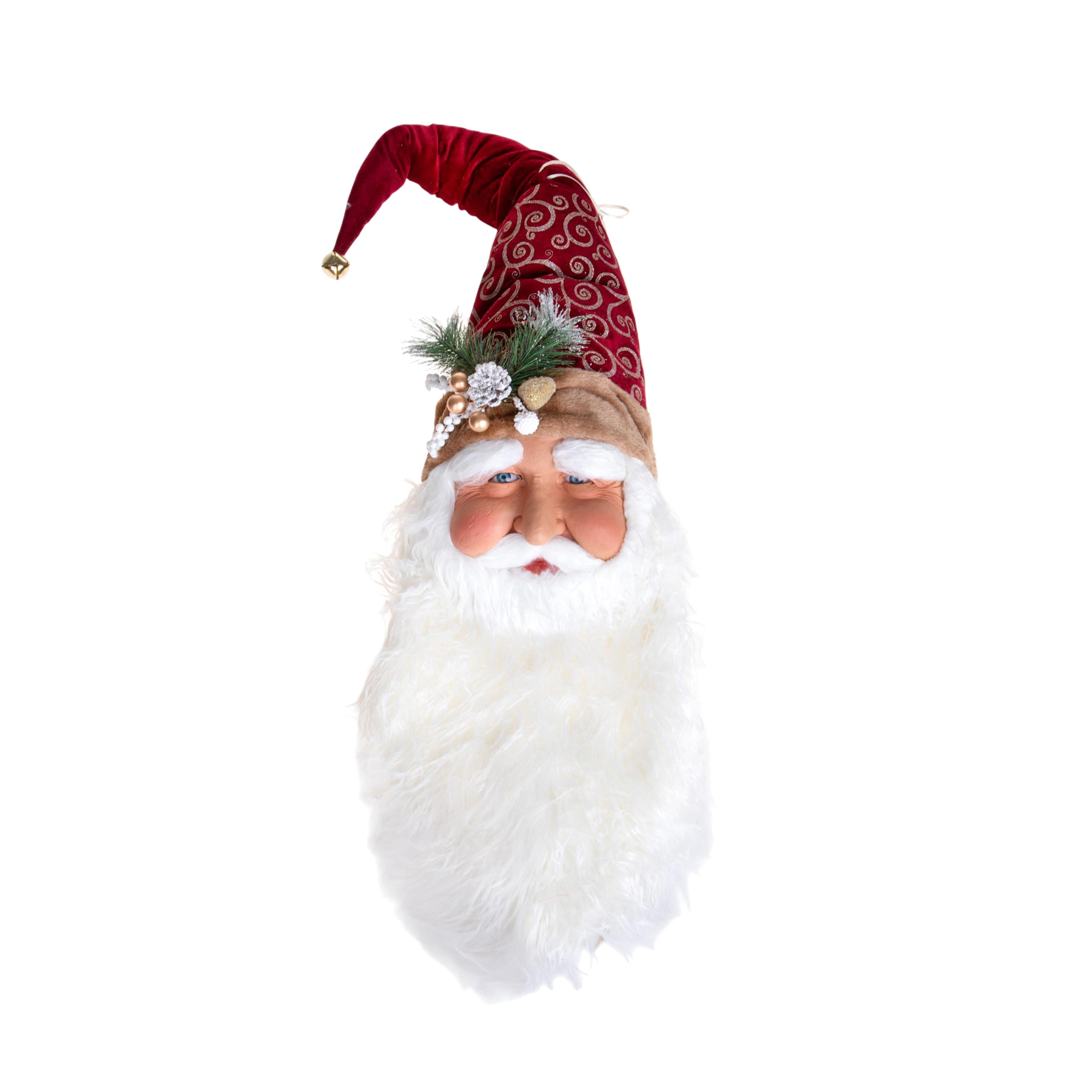 FACCIA BABBO NATALE H.122 CM DA APP.
