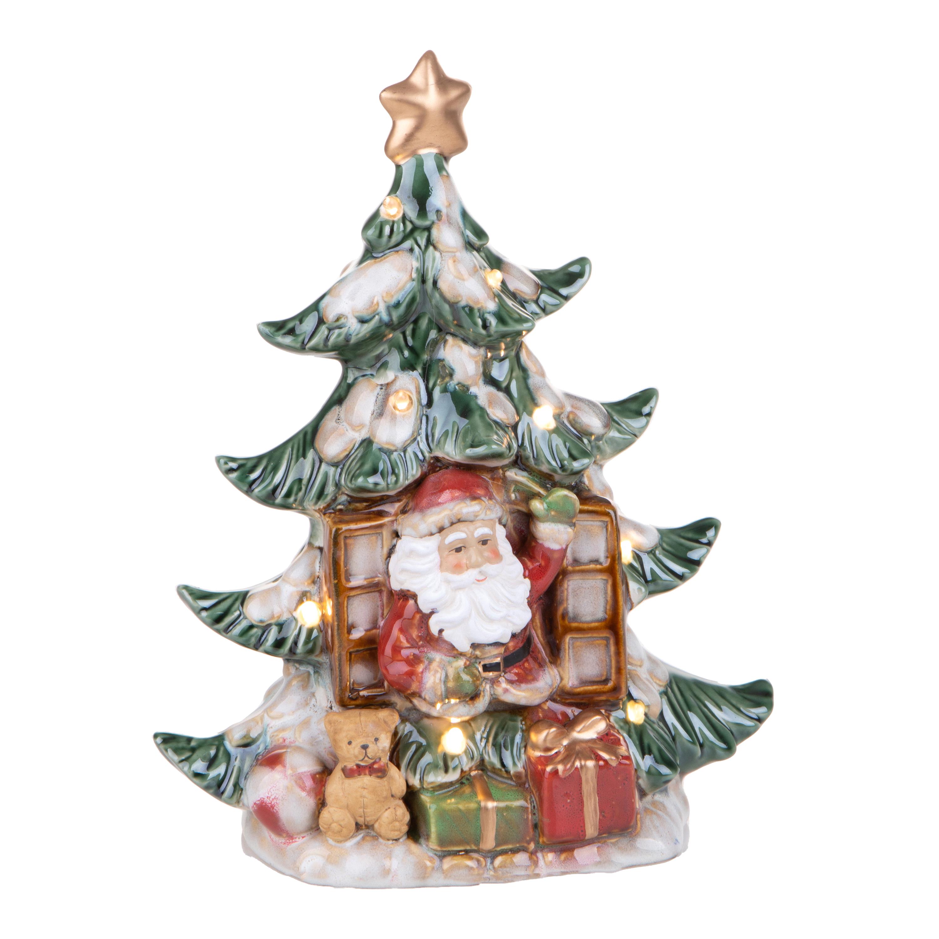 B.NATALE 27 CM NELL'ALBERO C/LED