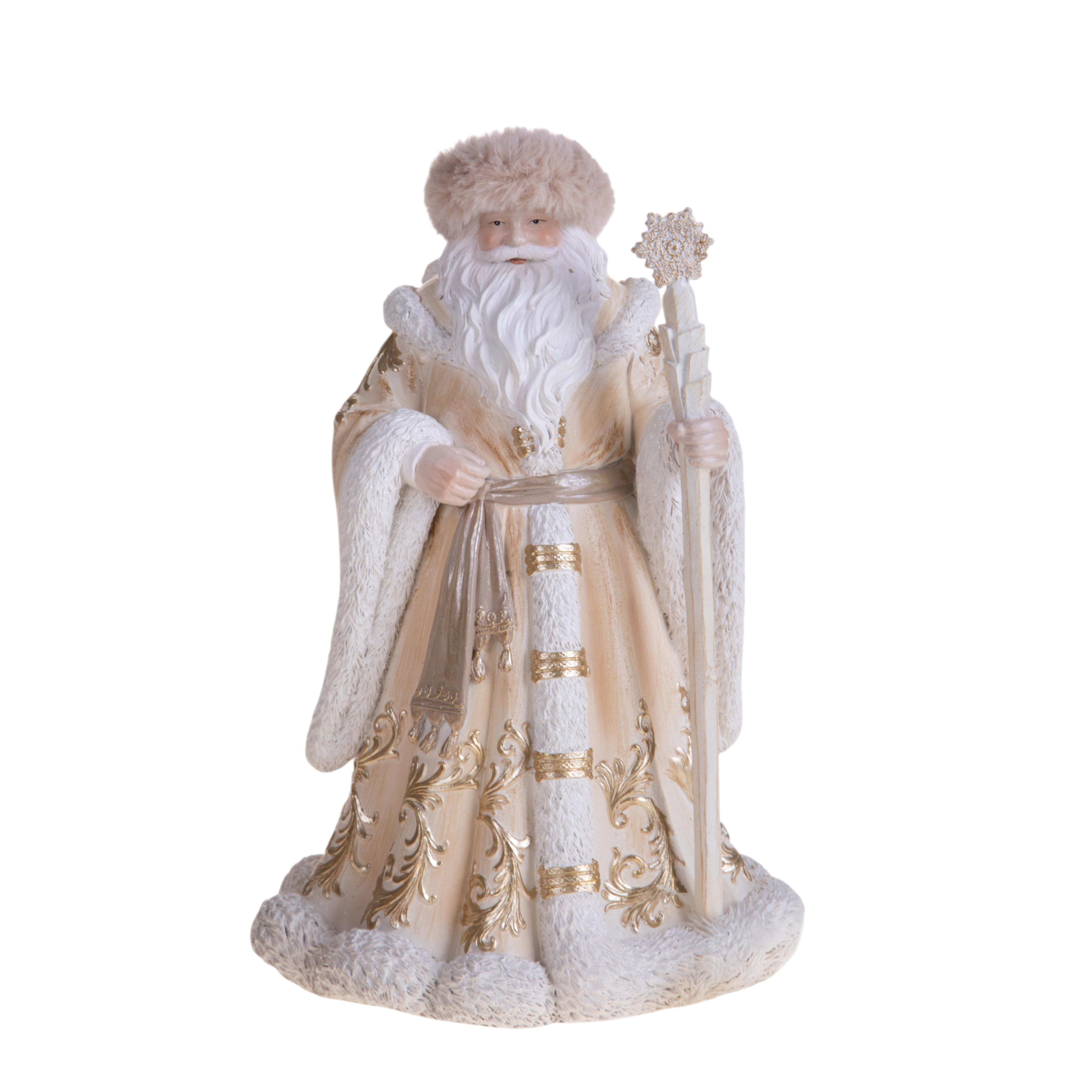 BABBO NATALE C/BASTONE H30.5 CM