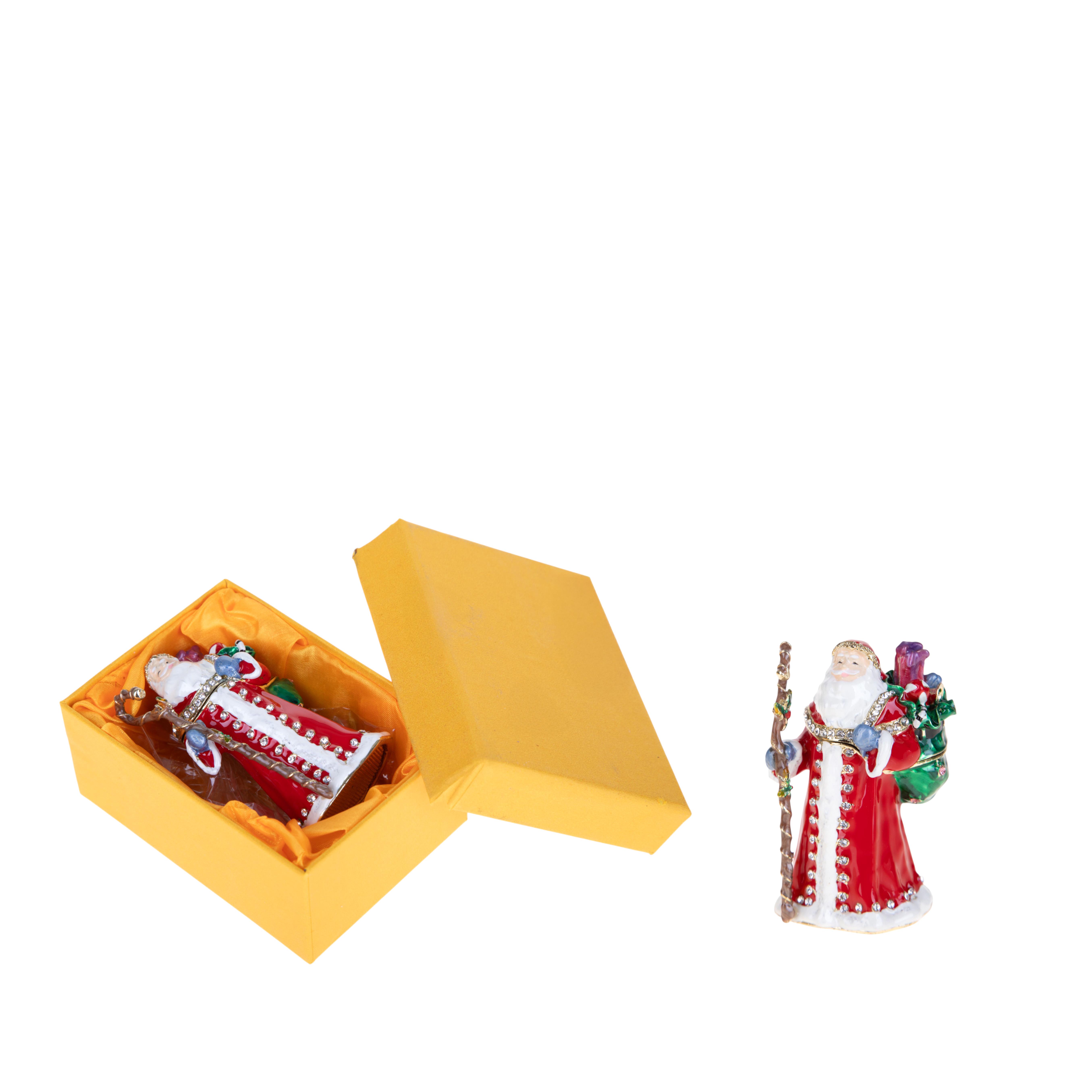 BABBO NATALE 8,5 CM  C/BOX ZINCO
