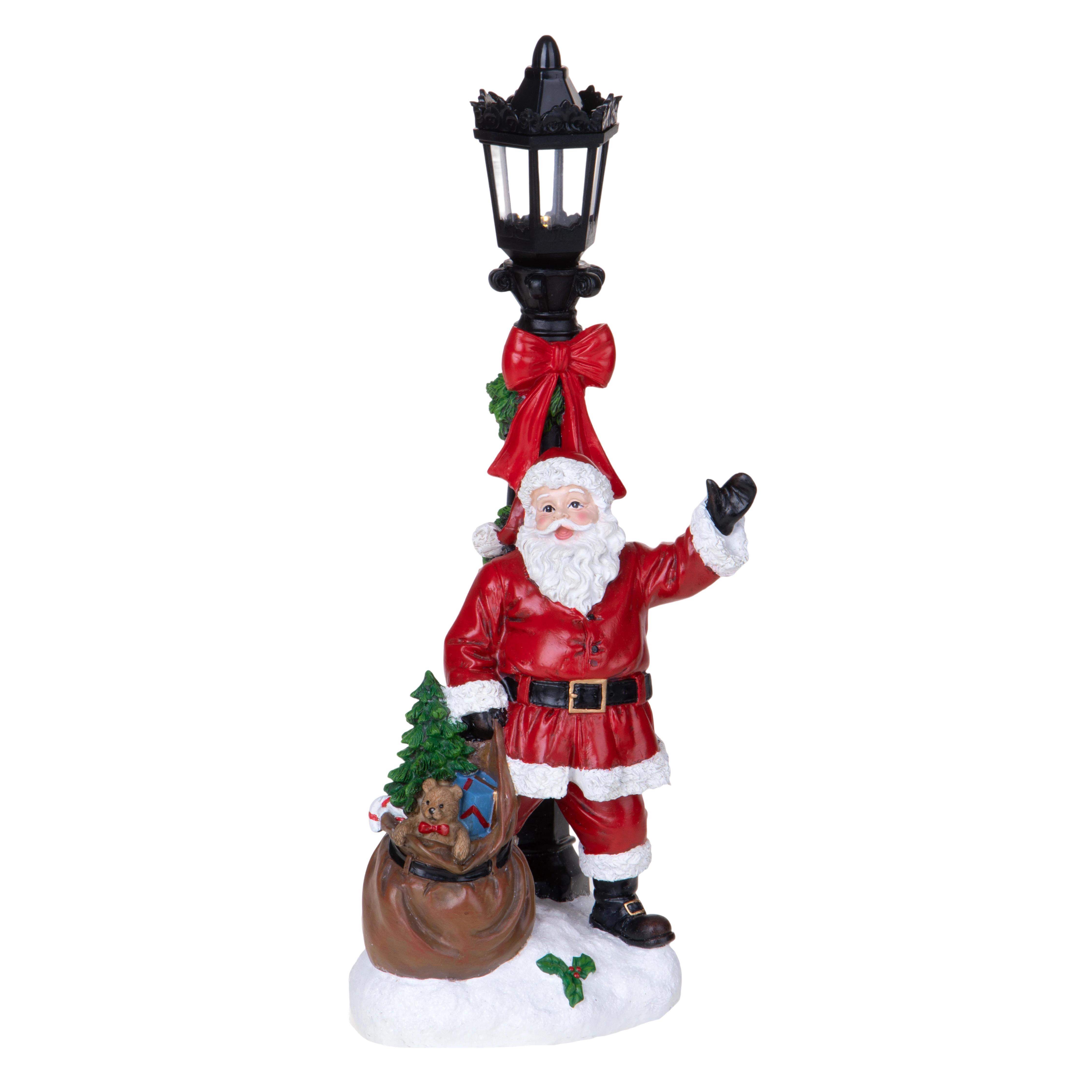 BABBO NAT.15XH.38 CM C/LAMPIONE LED