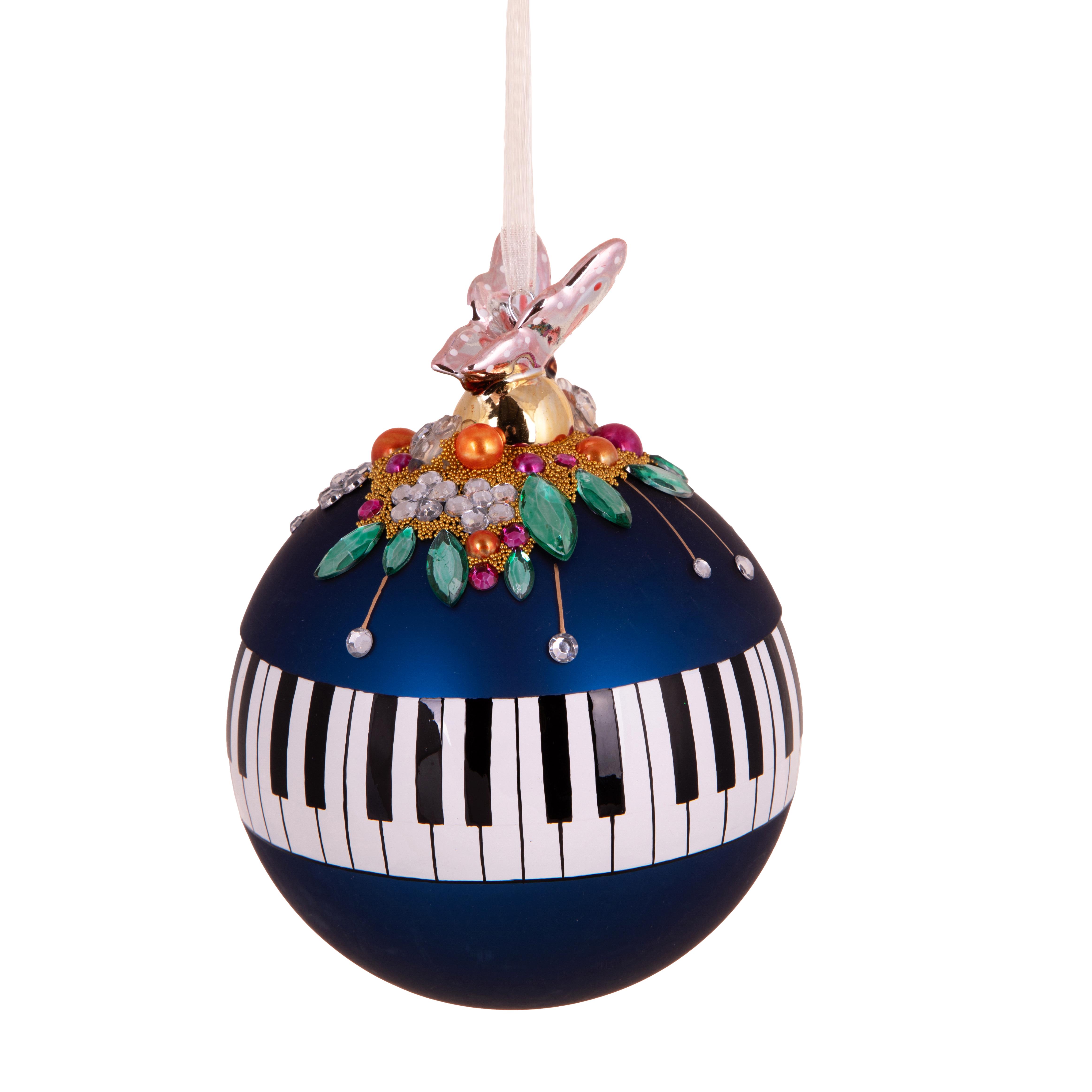 SFERA 10 CM C/DECORO PIANOFORTE