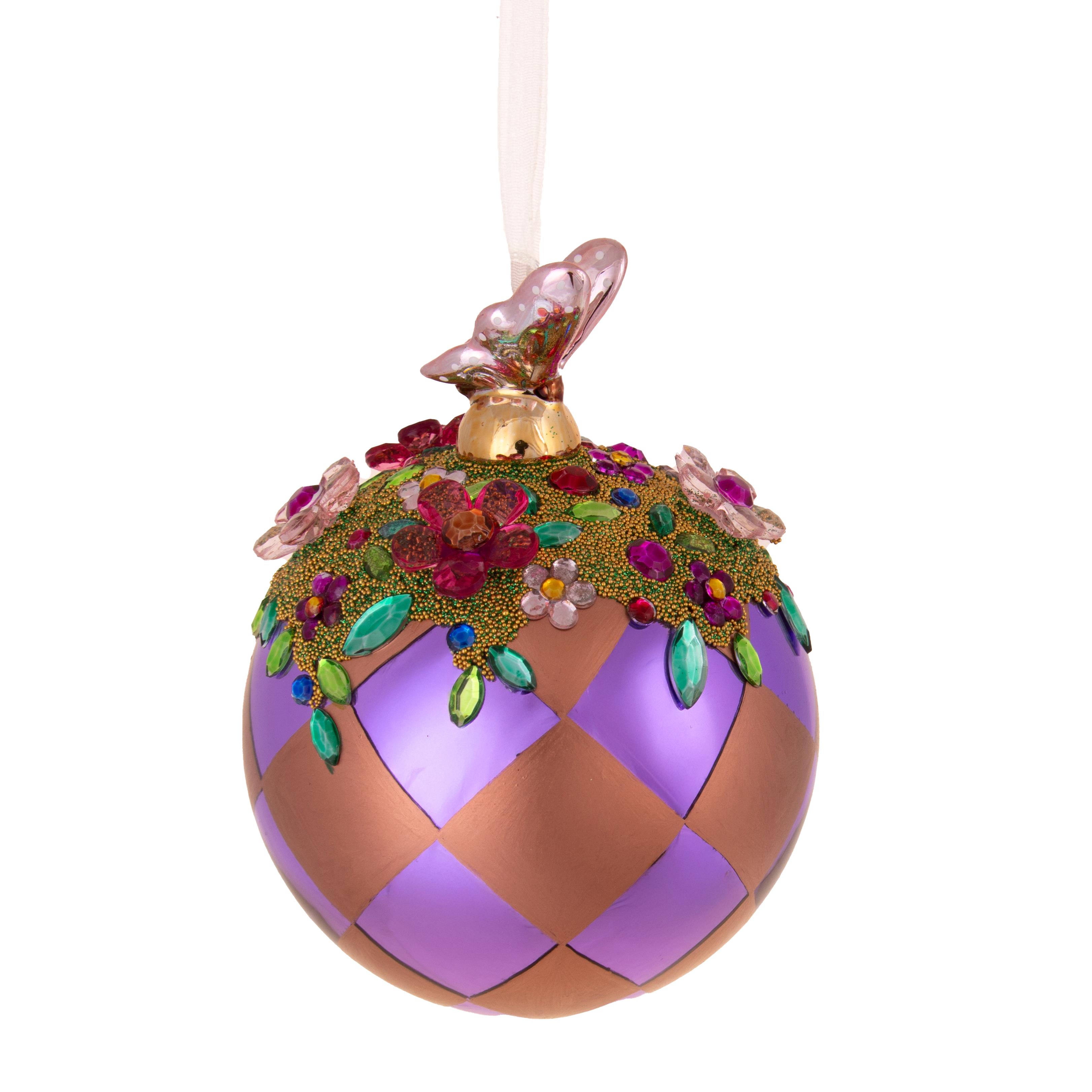 SFERA 10 CM C/DECORO E ROMBI