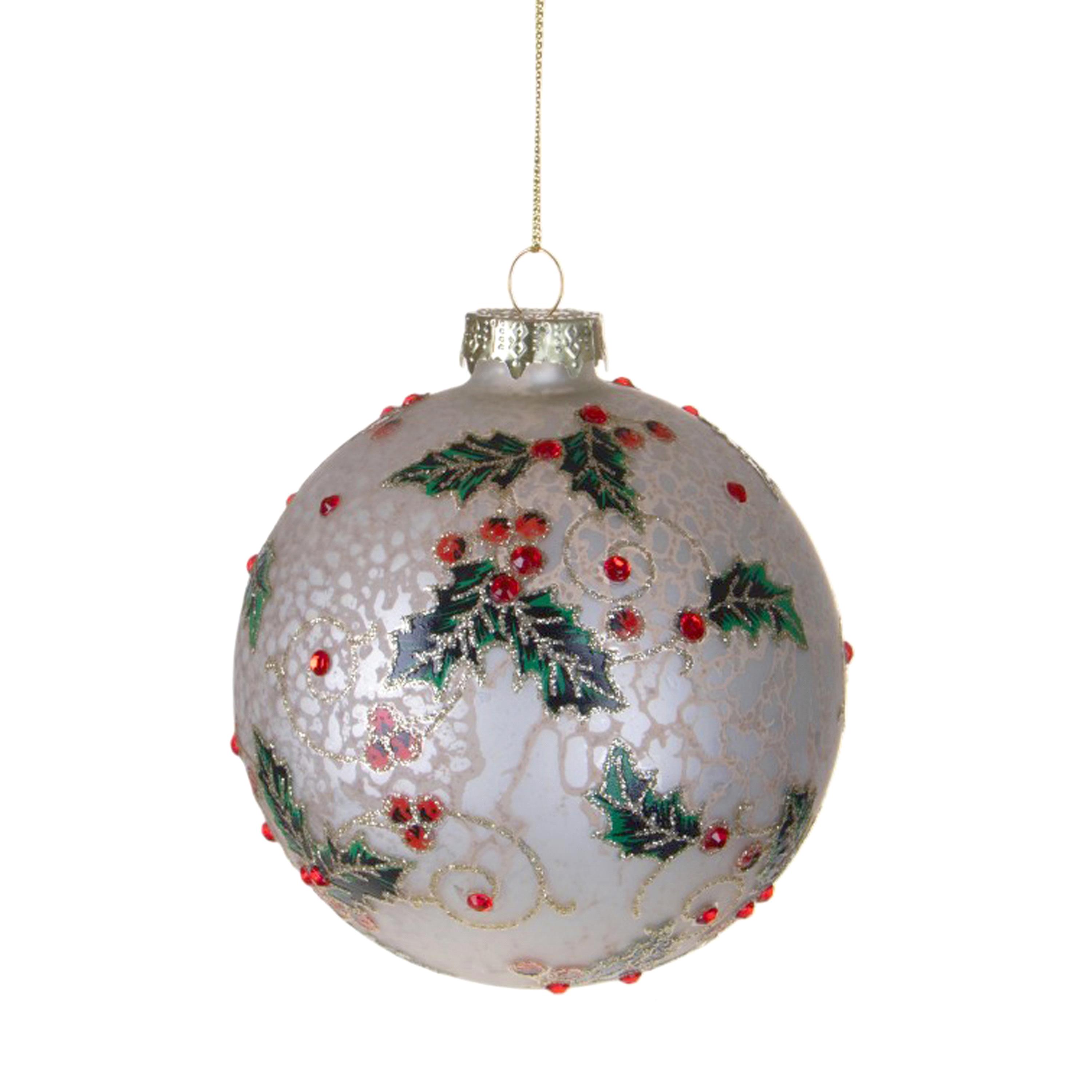 SFERA 10 CM MERCURY C/AGRIFOGLIO