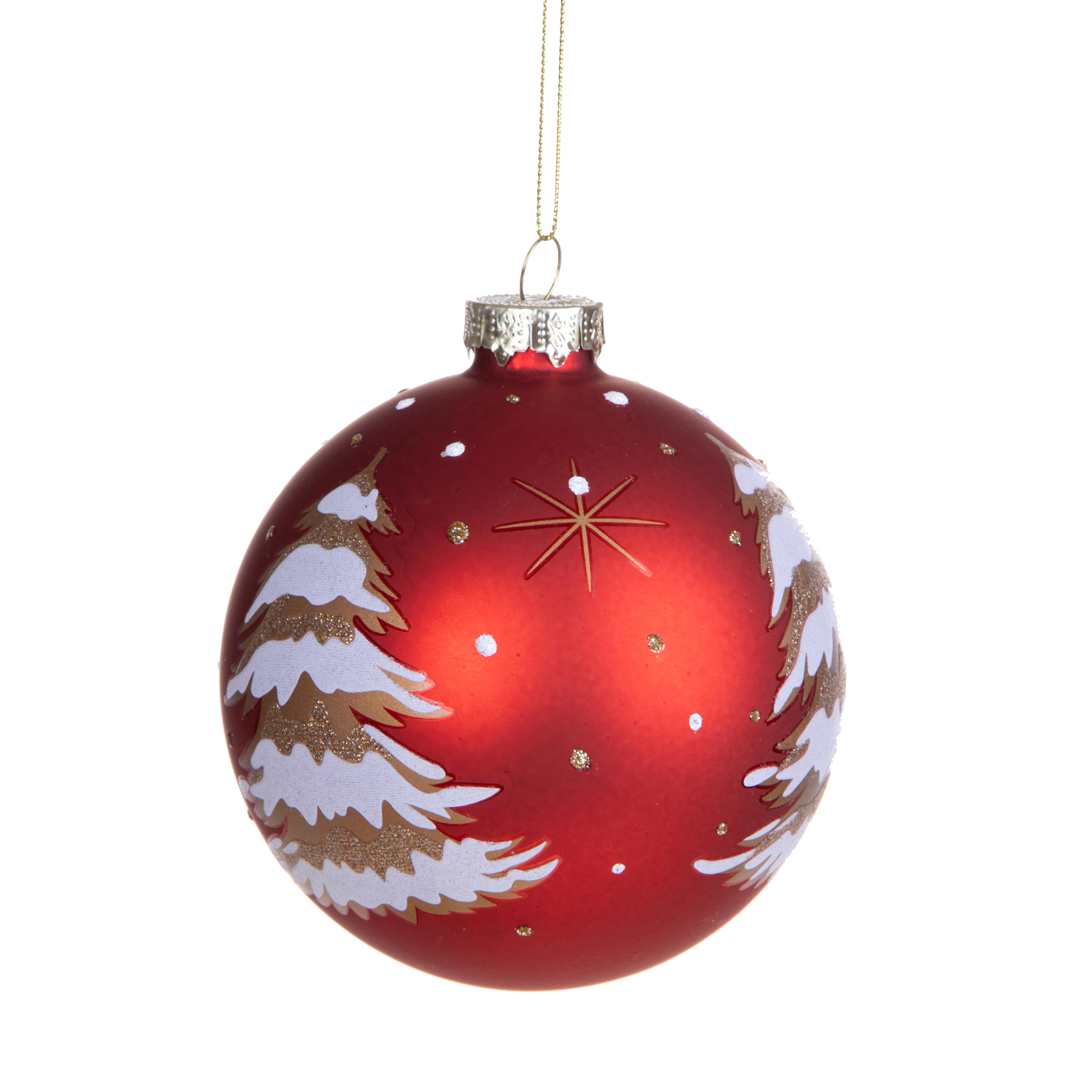 SFERA D.10 CM C/ABETE E NEVE