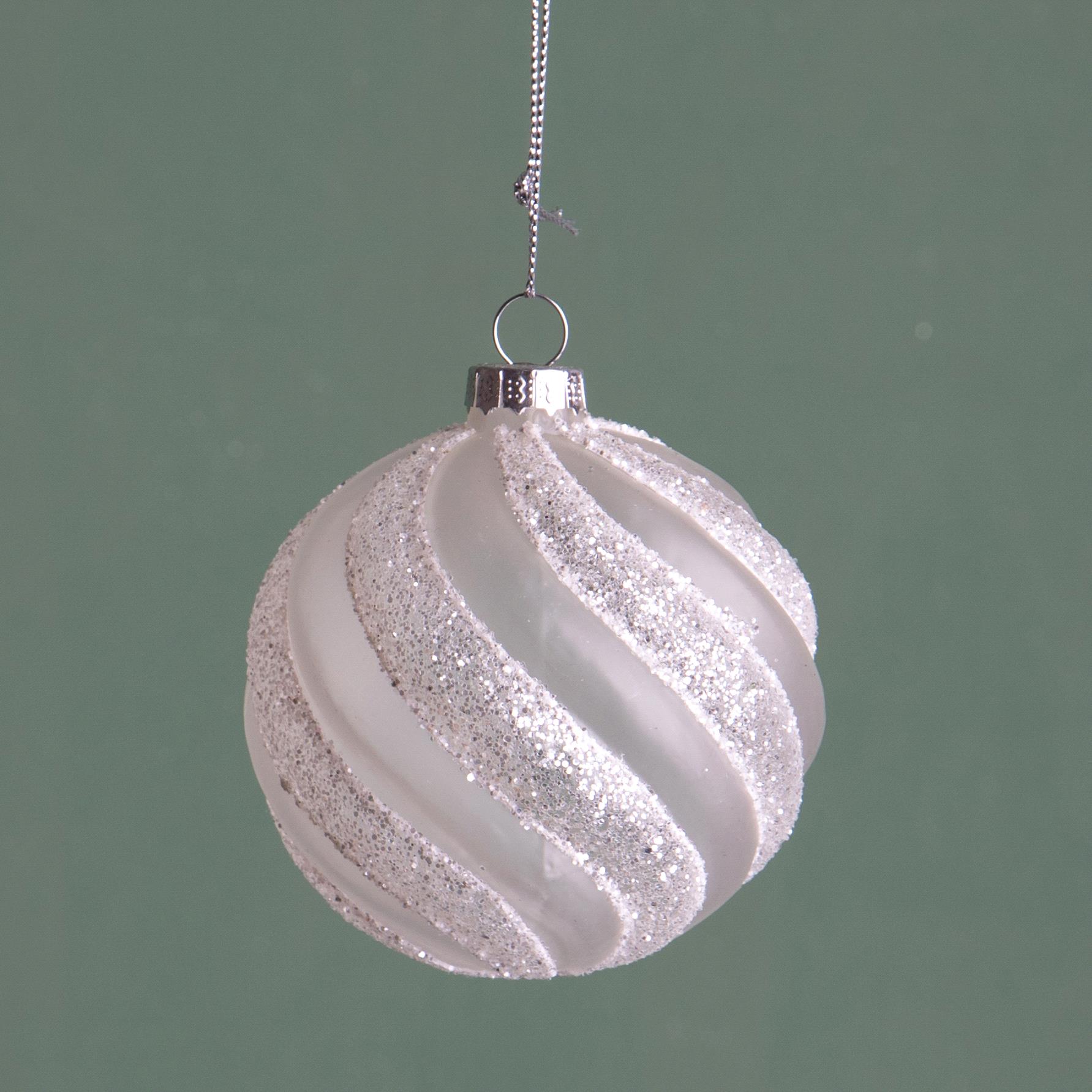SFERA C/GLITTER D.8 CM
