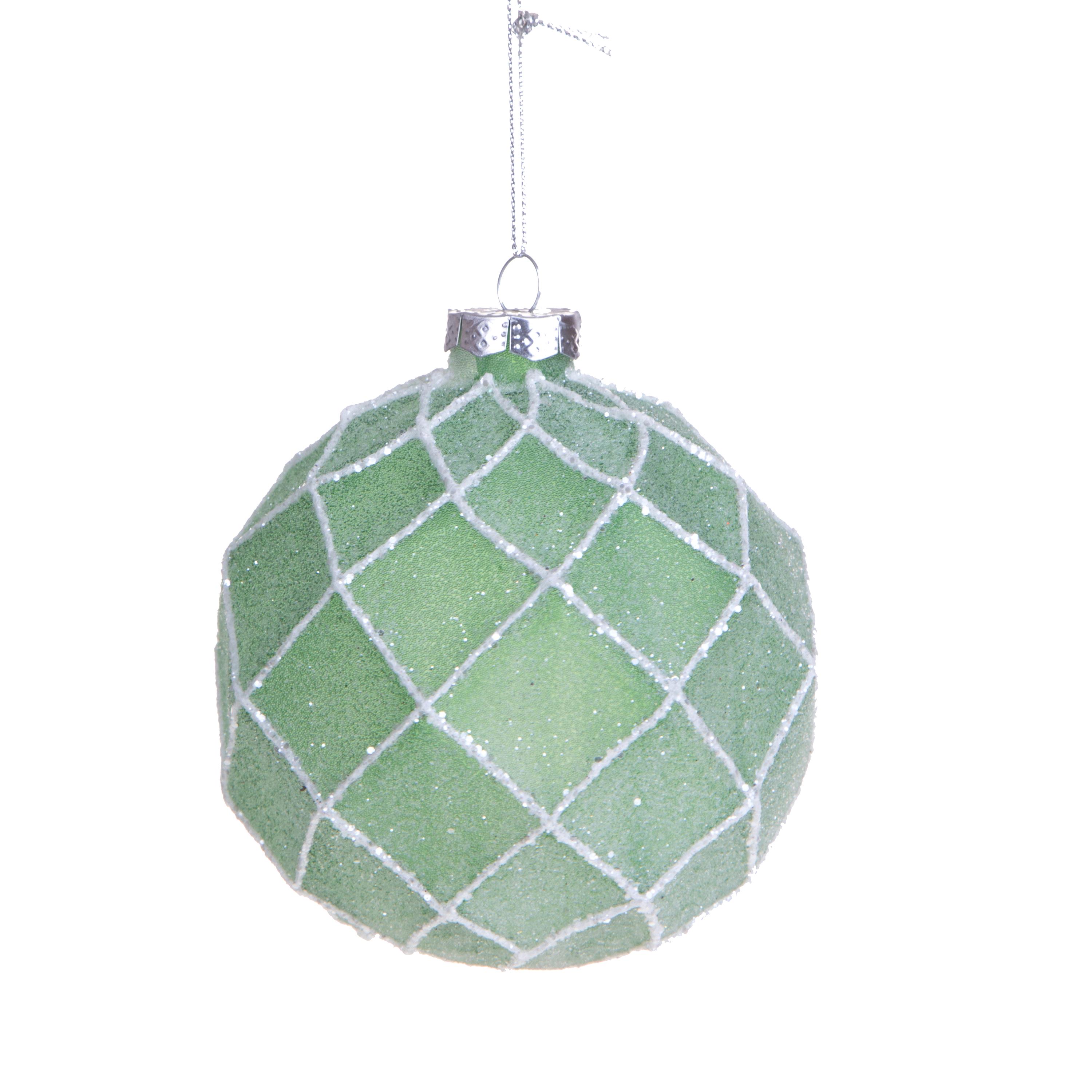 SFERA D.10 CM C/ROMBI EFFETTO FROZEN