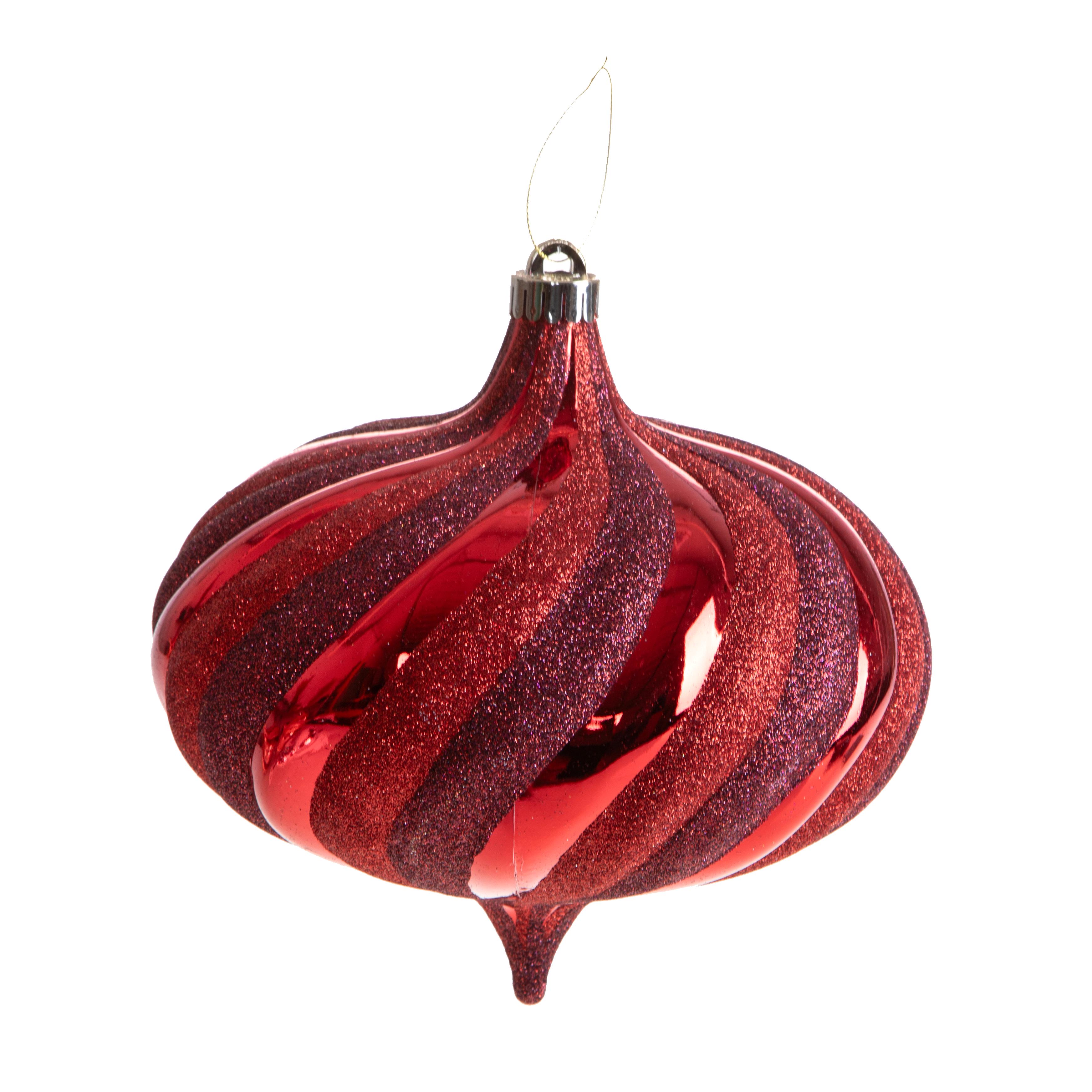 CIPOLLA 20 CM C/GLITTER SPIRALE