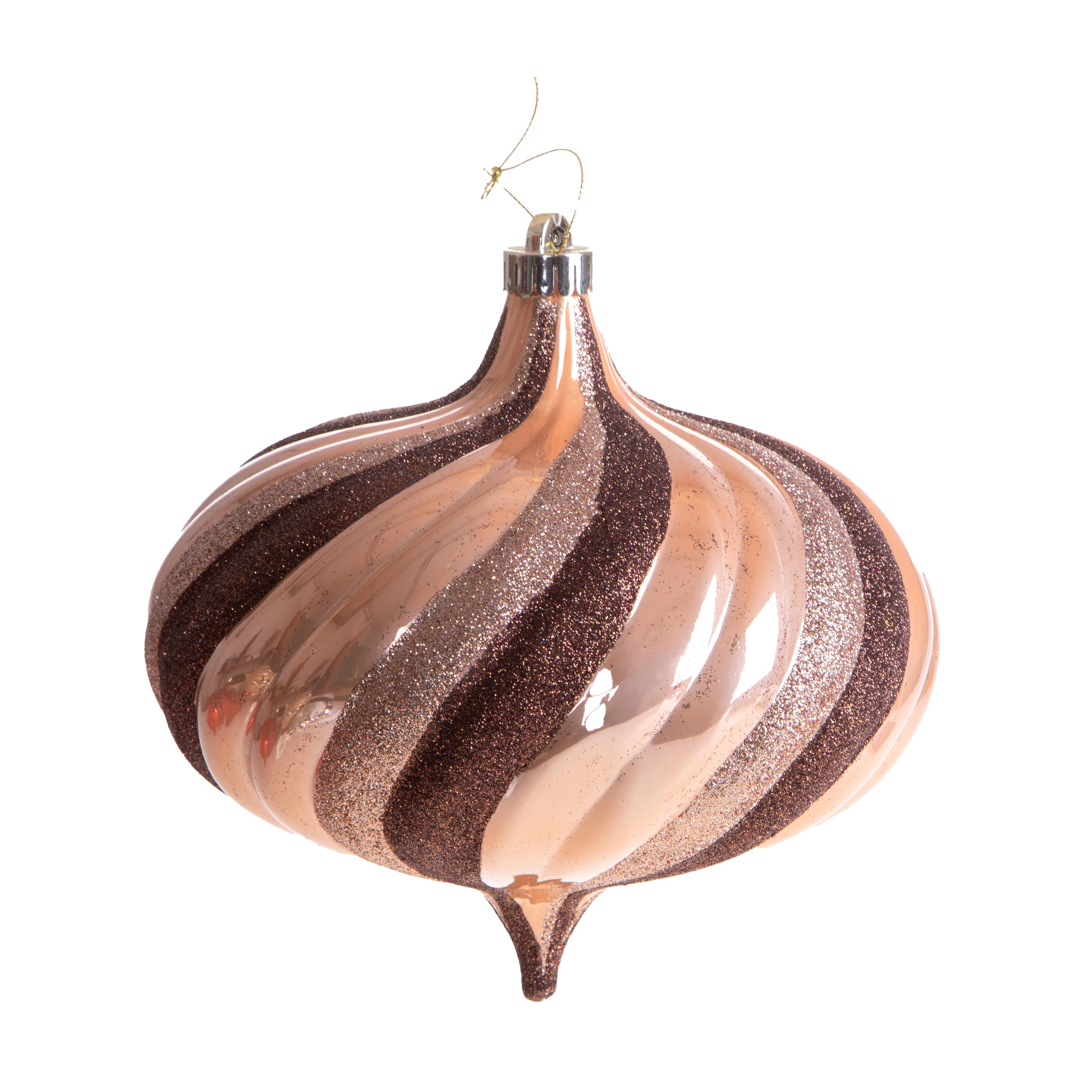 CIPOLLA 20 CM C/GLITTER SPIRALE