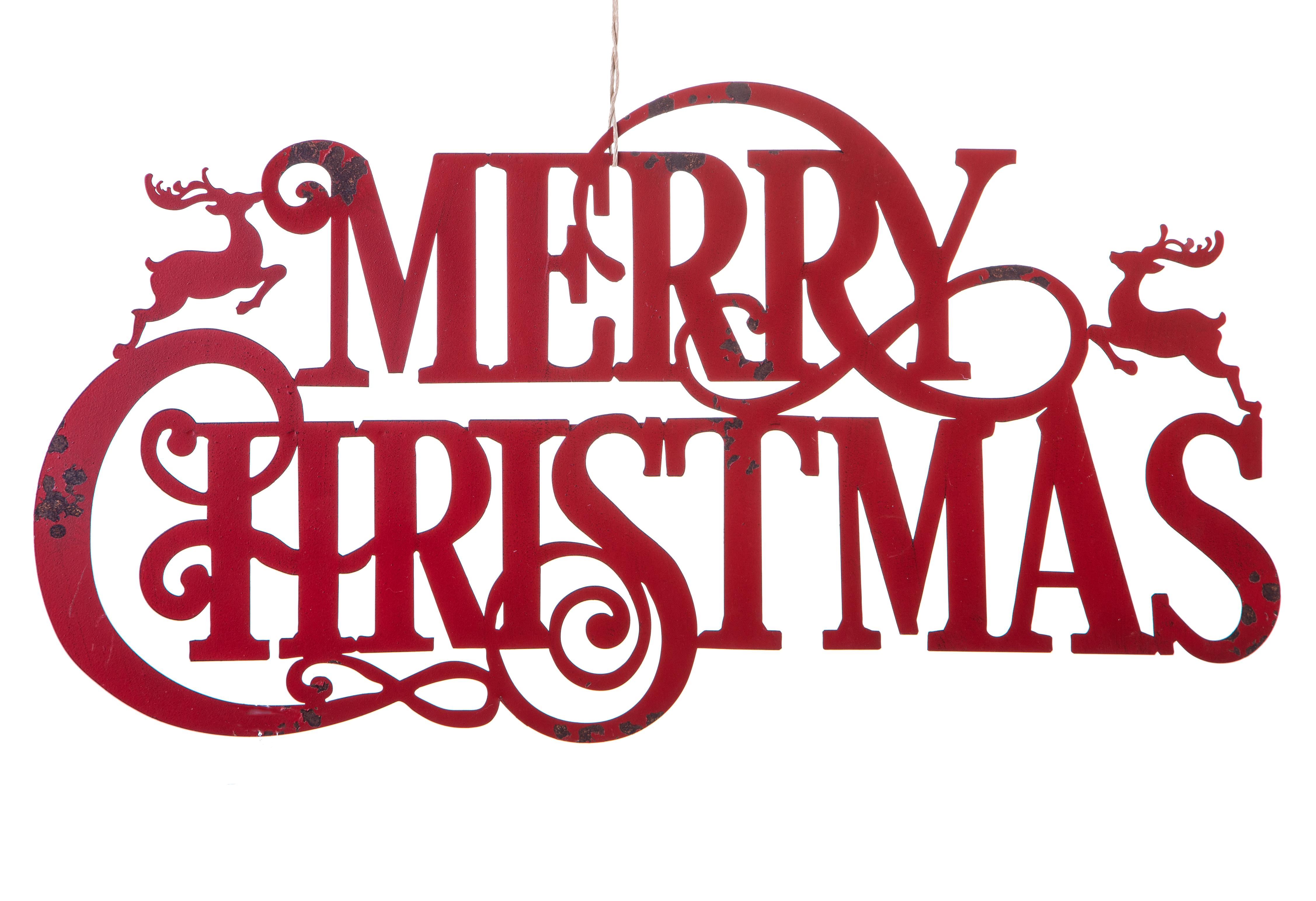 DECORO MERRY CHRISTMAS 58 CM