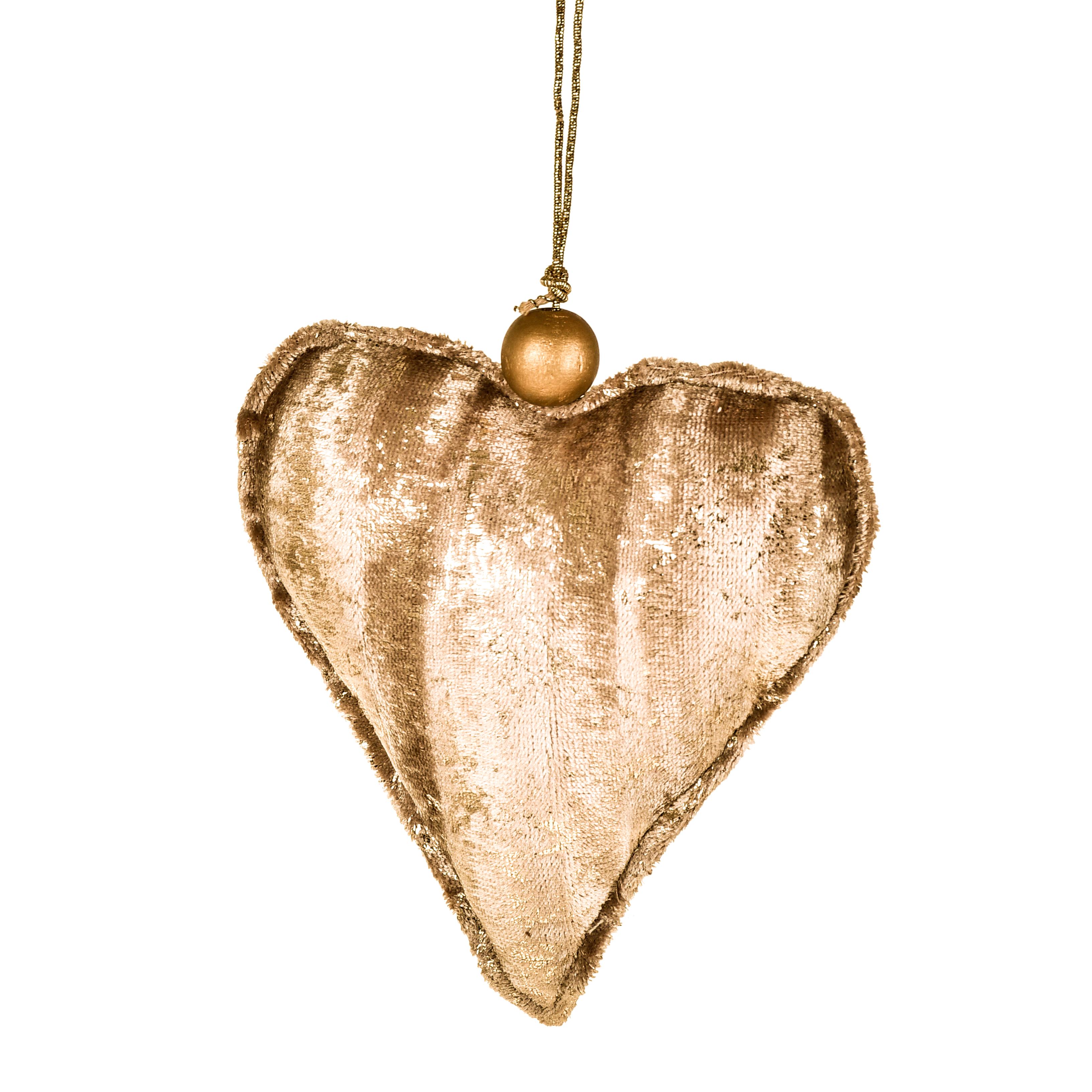 CUORE VELLUTO 20 CM**UNICO