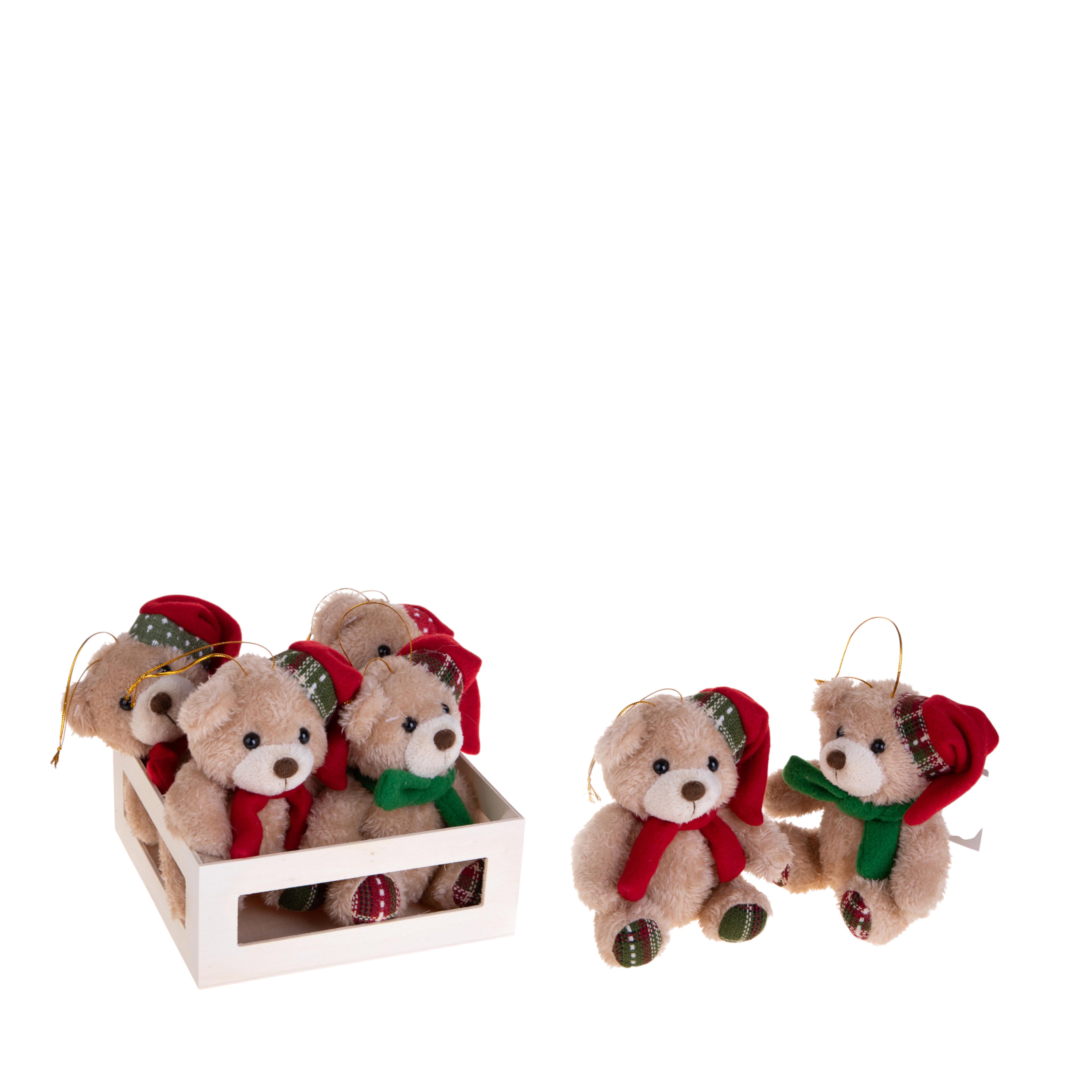 ORSEDTTO 4 PCS C/CAPPELLO H.13 CM IN BOX