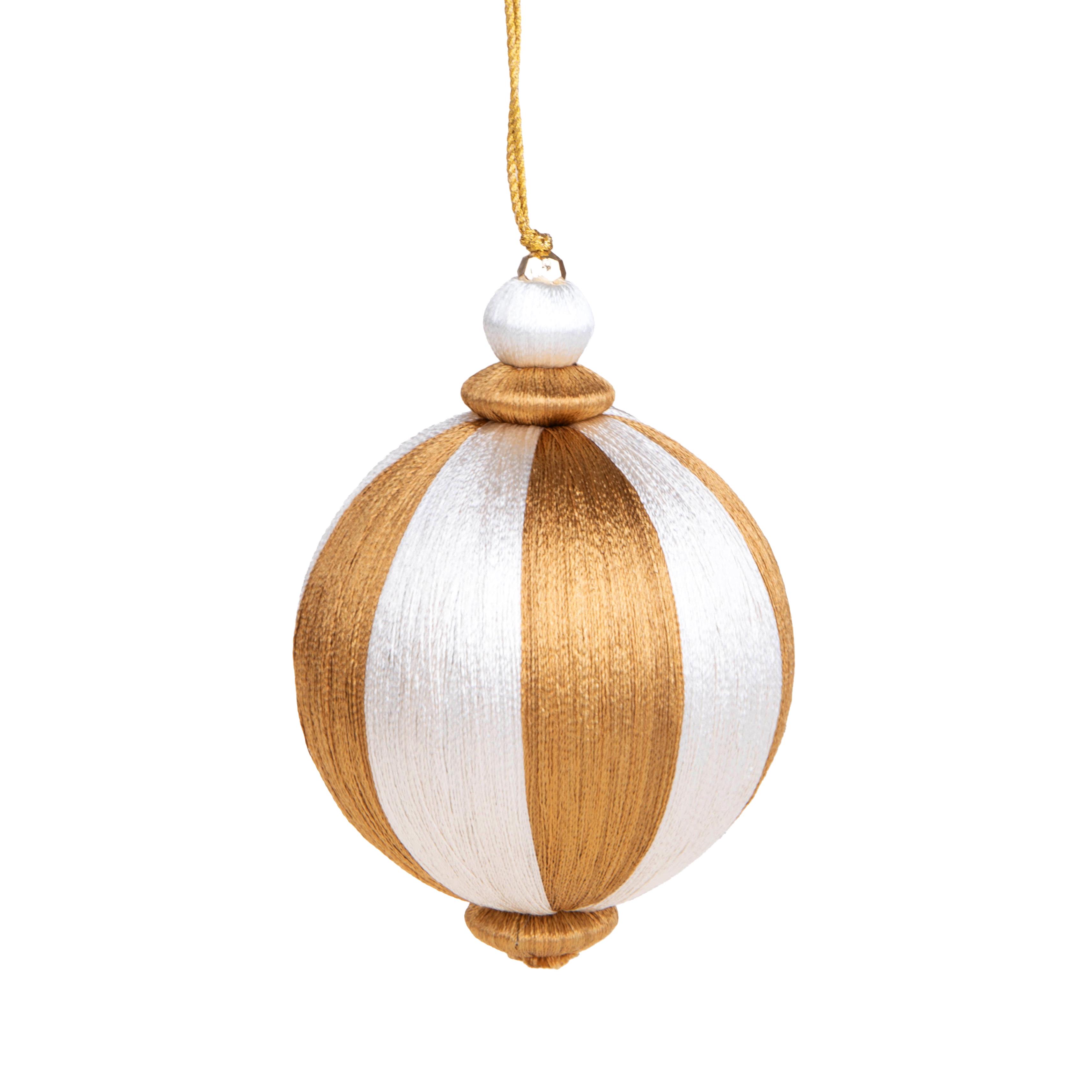 SFERA TESSUTO D.10 CM DAMASCO SPICCHI