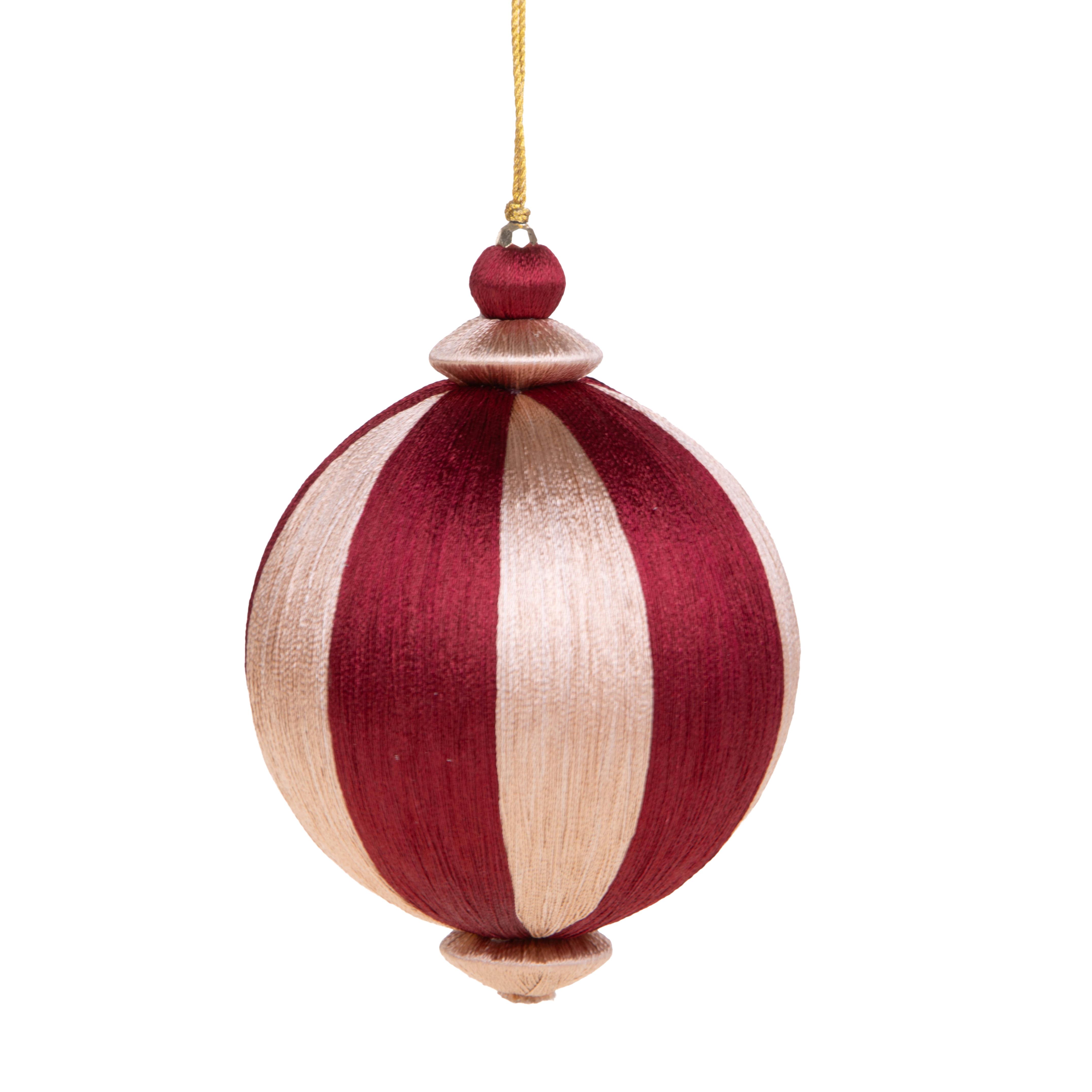 SFERA TESSUTO D.10 CM DAMASCO SPICCHI