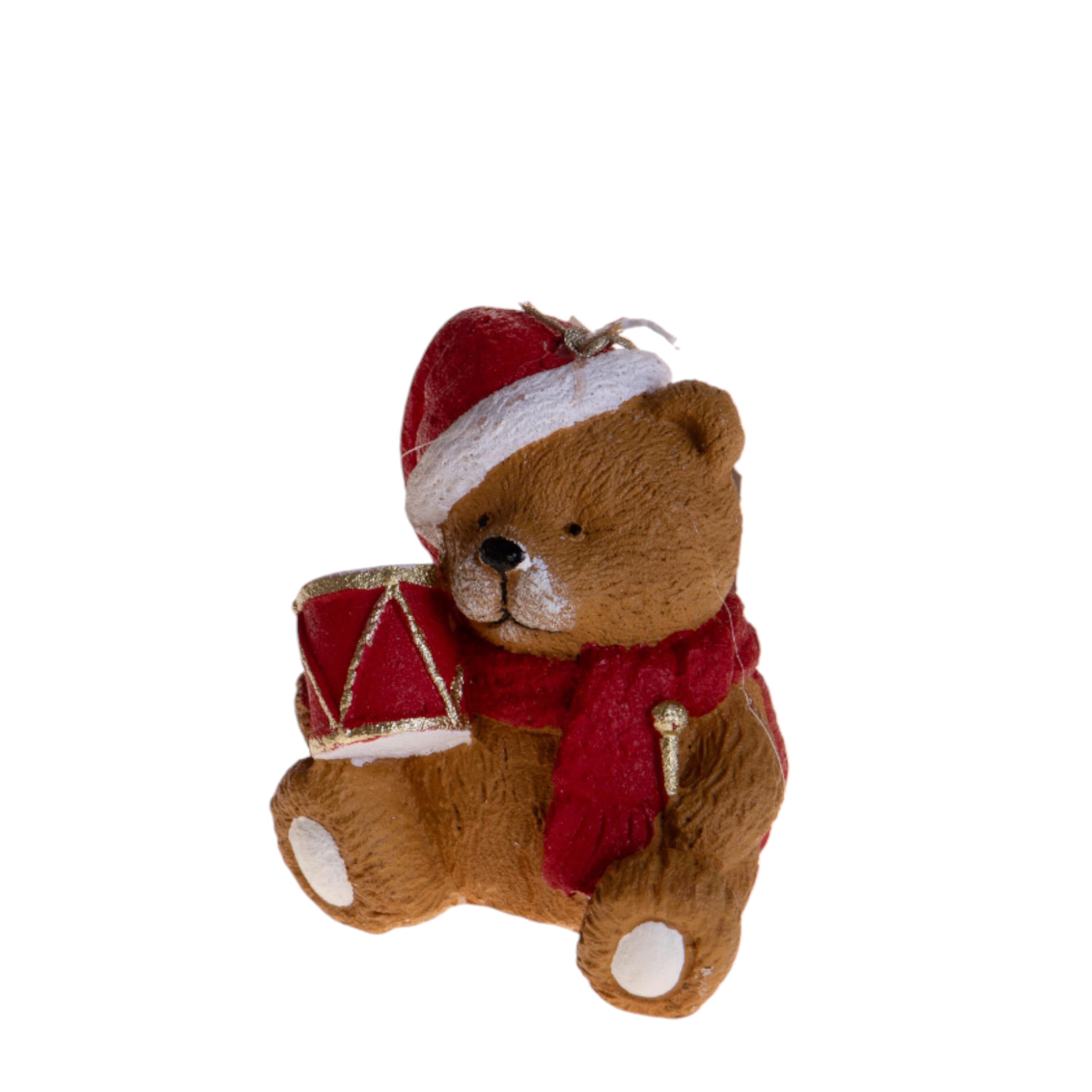 CANDELA 9 CM ORSETTO C/TAMBURO