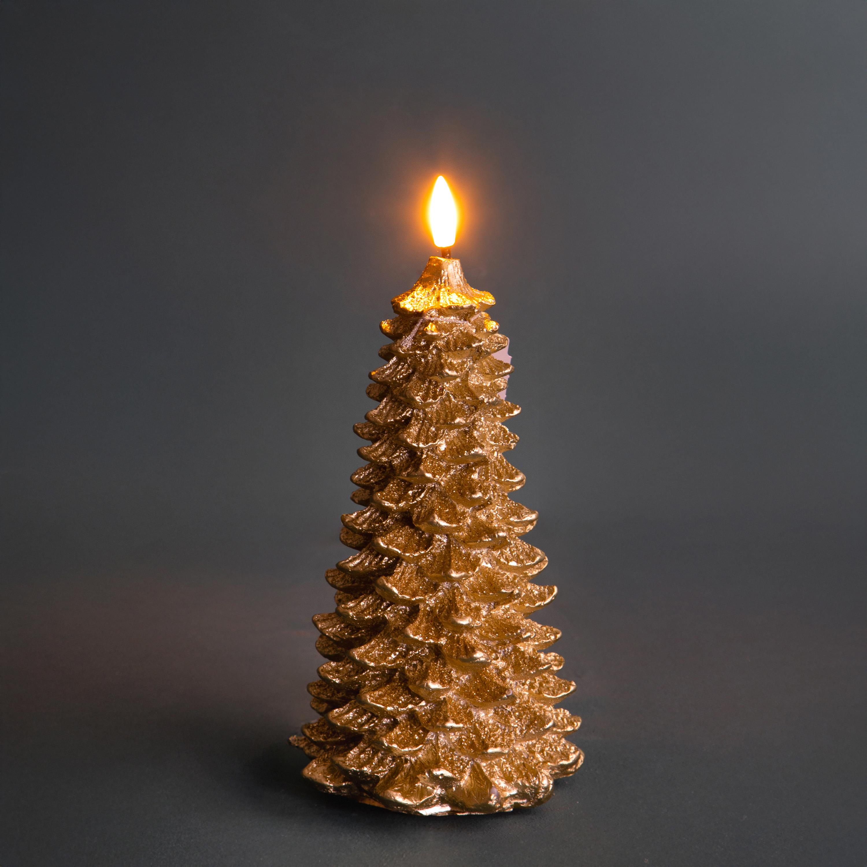 CANDELA 20 CM ALBERO C/LED