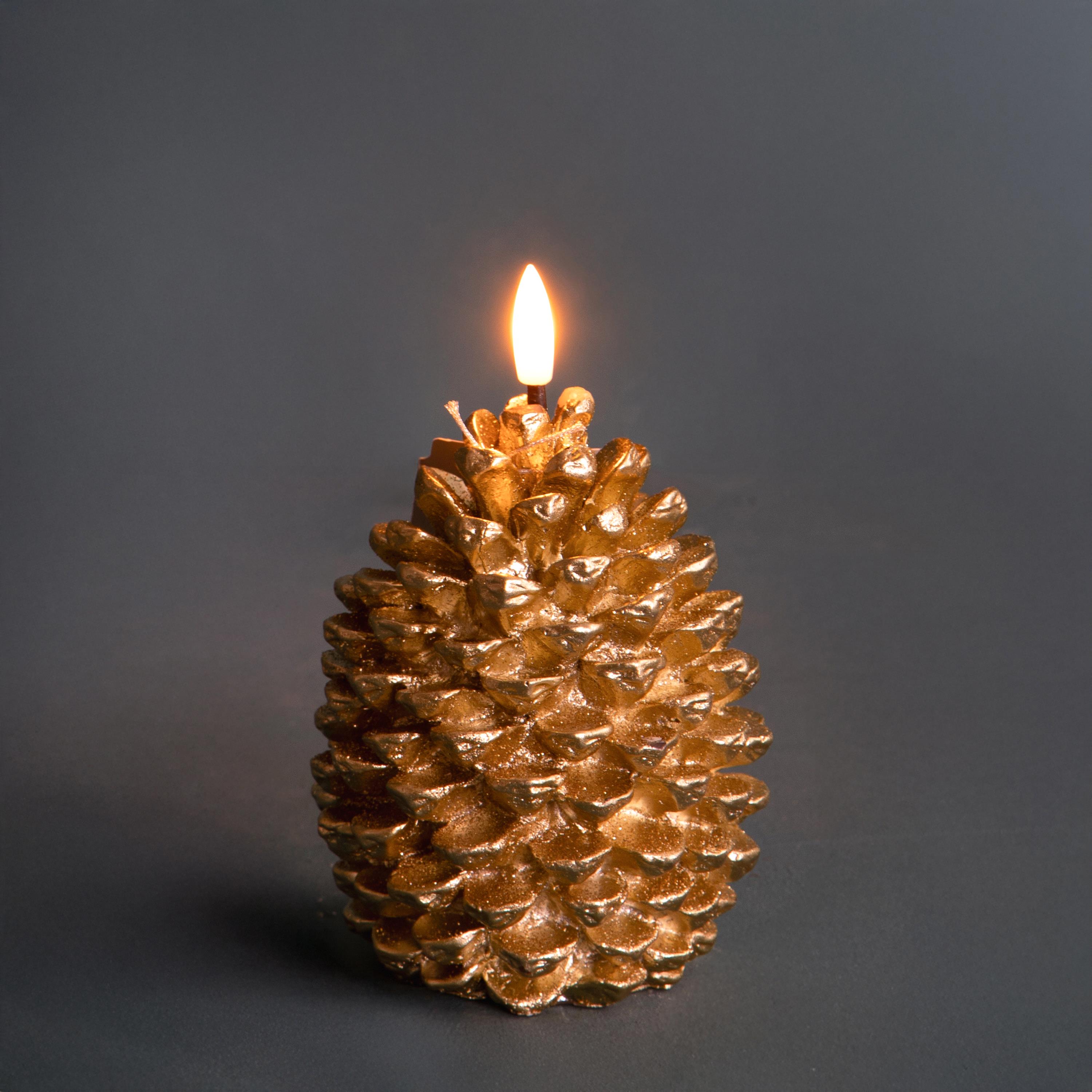 CANDELA 12,5 CM PIGNA C/LED