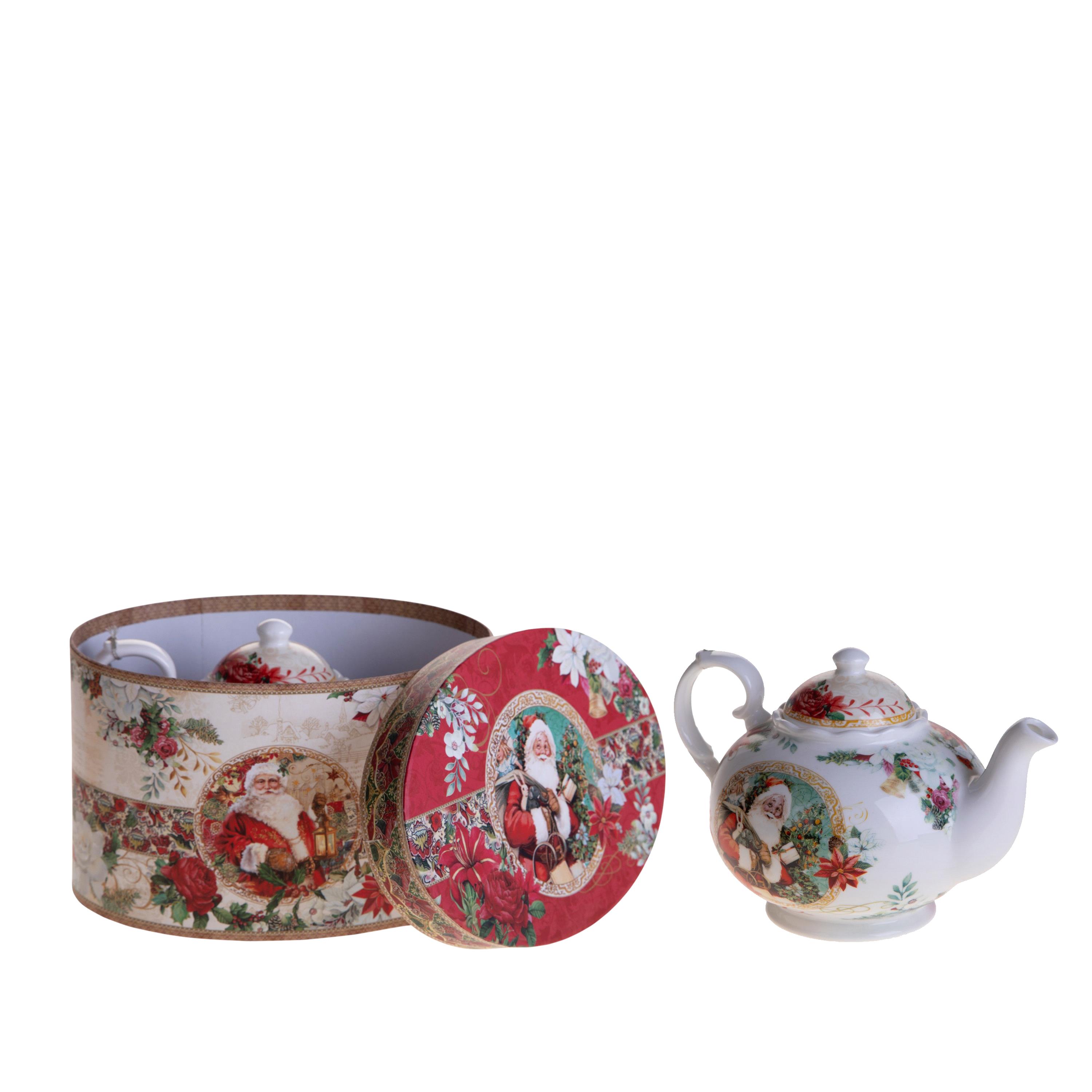 TEIERA 24 CM C/B.NATALE IN GIFT BOX