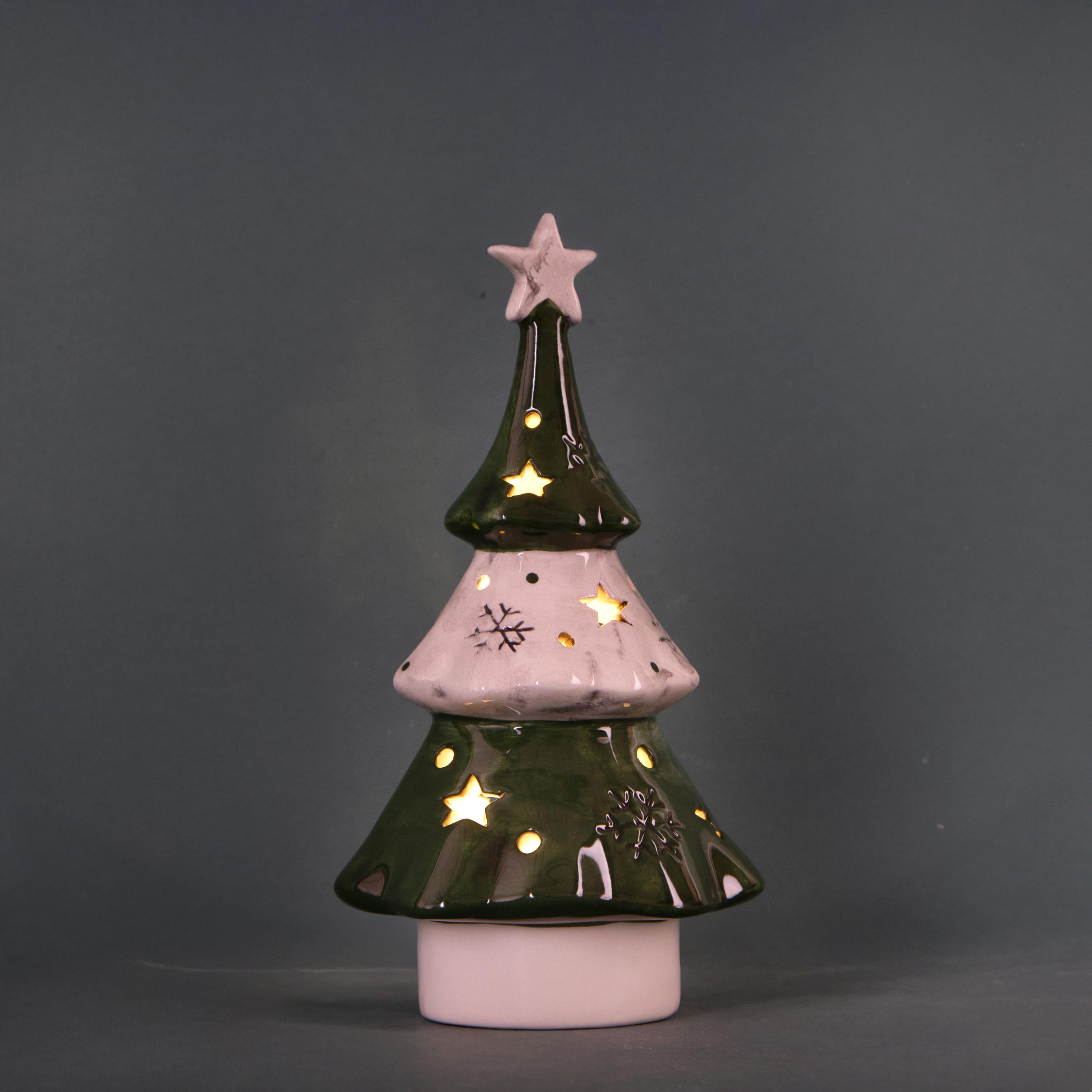ALBERO 11XH.21 CM C/STELLA E LED