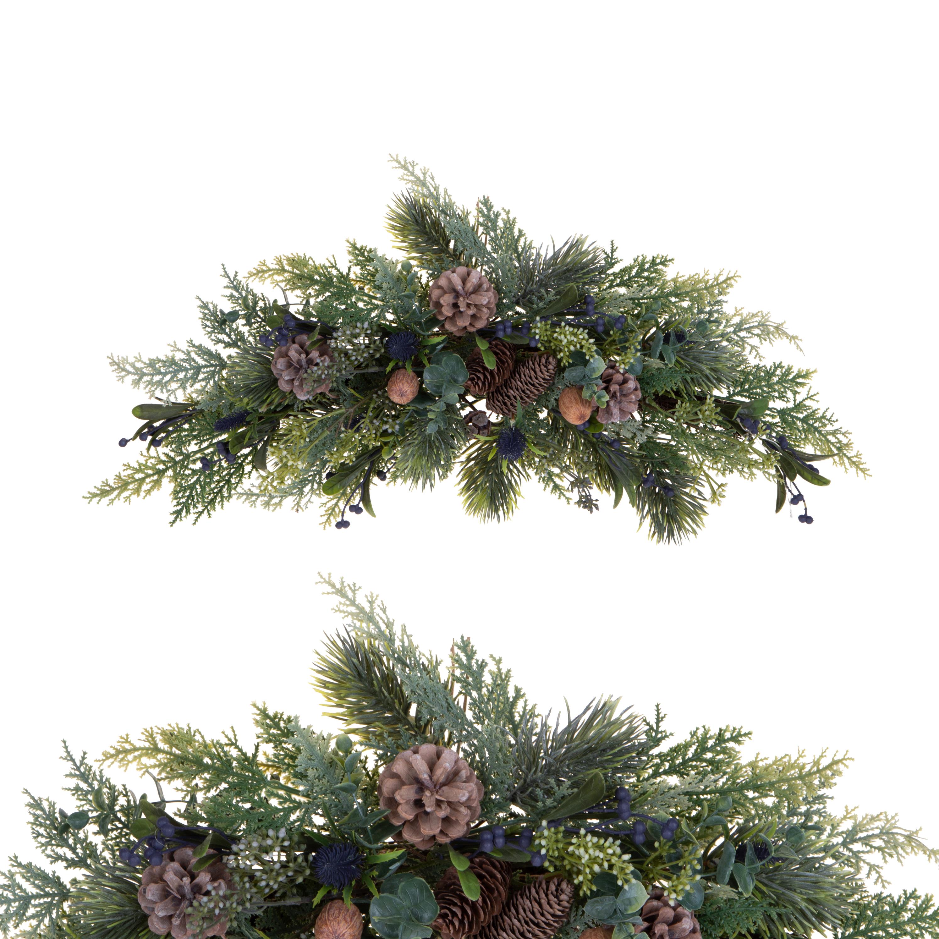 S/PORTA 66 CM C/GHIANDE E MIRTILLI