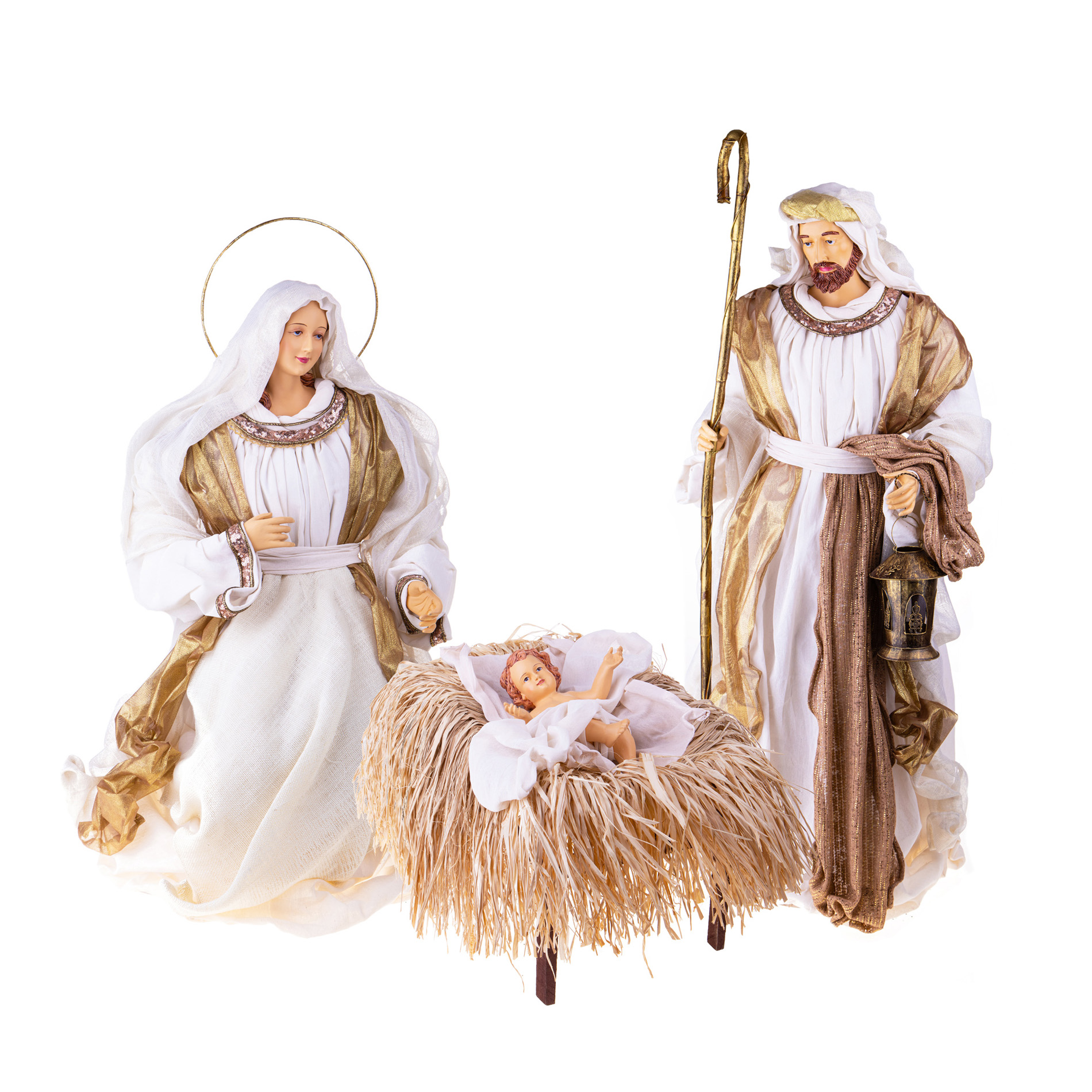 CHRISTMAS ITEMS, Nativity, NATIVIT? H.107 CM 3 PZ