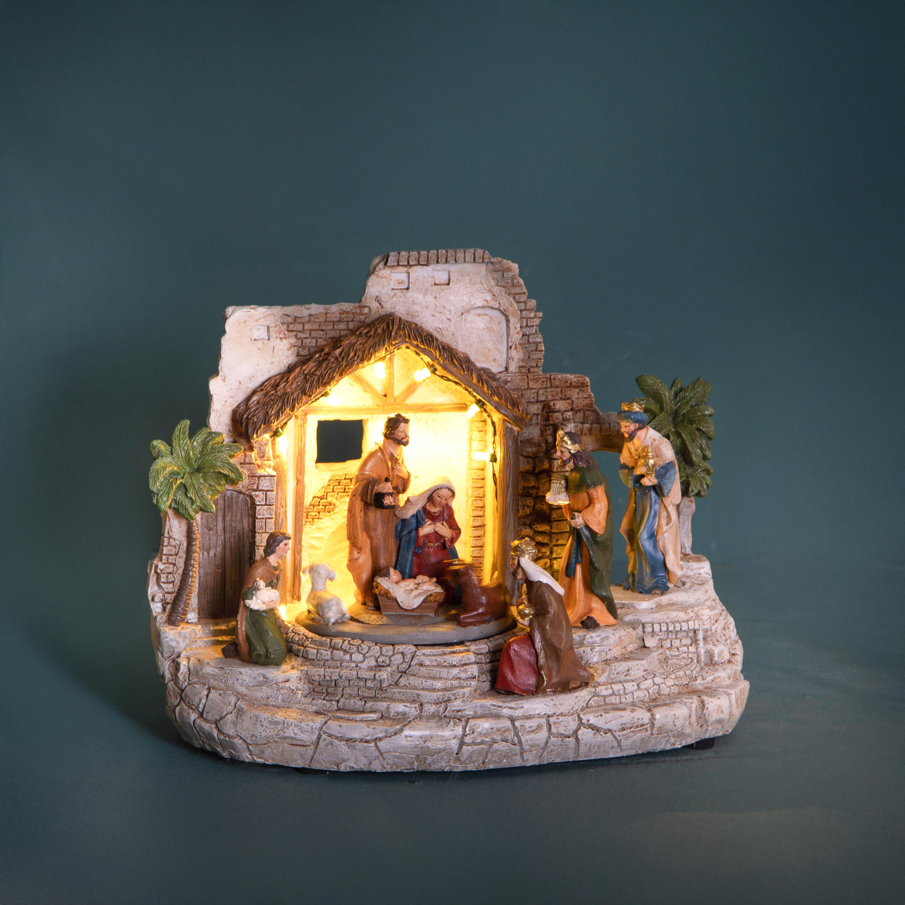 NATIVITA' 29XH.22 CM C/MOV E MUSICA