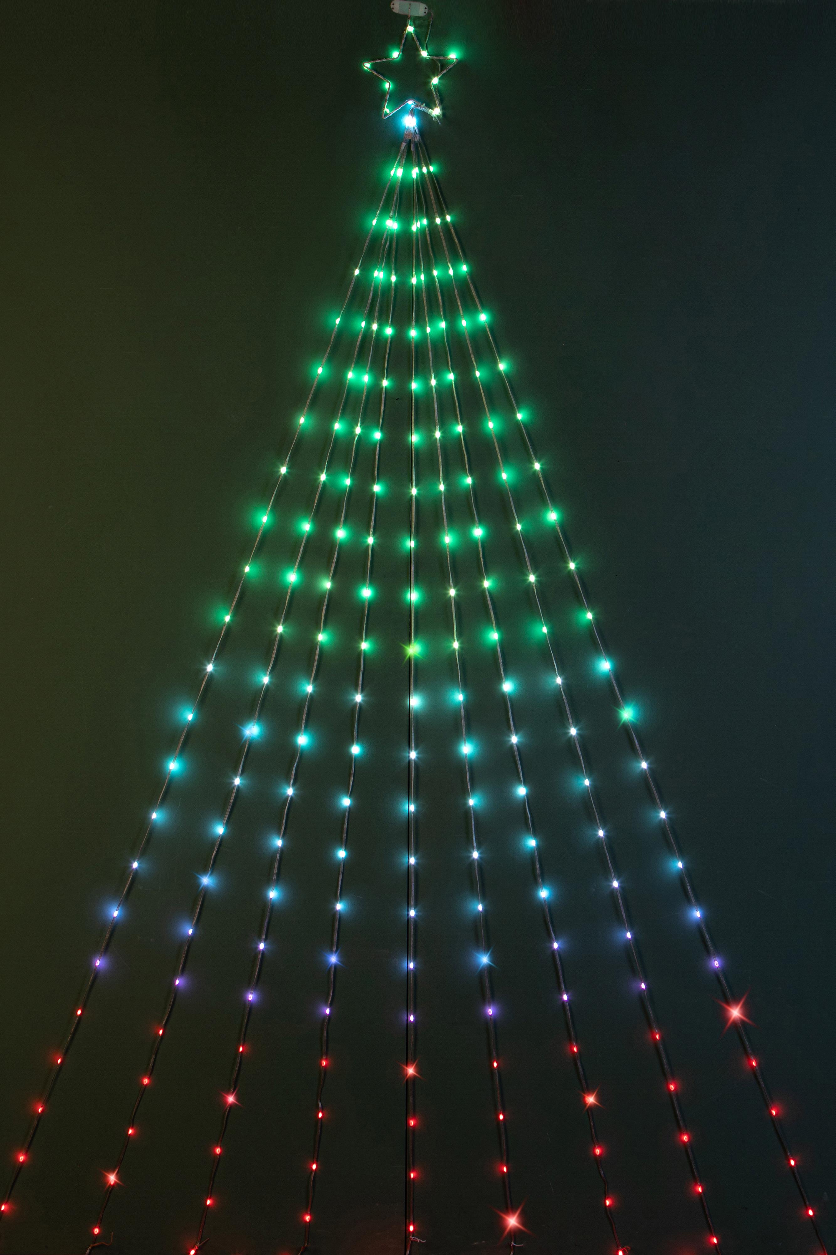 Weihnachtsartikel,LED/ ALBERO 3,60 MT 32 GIOCHI EST