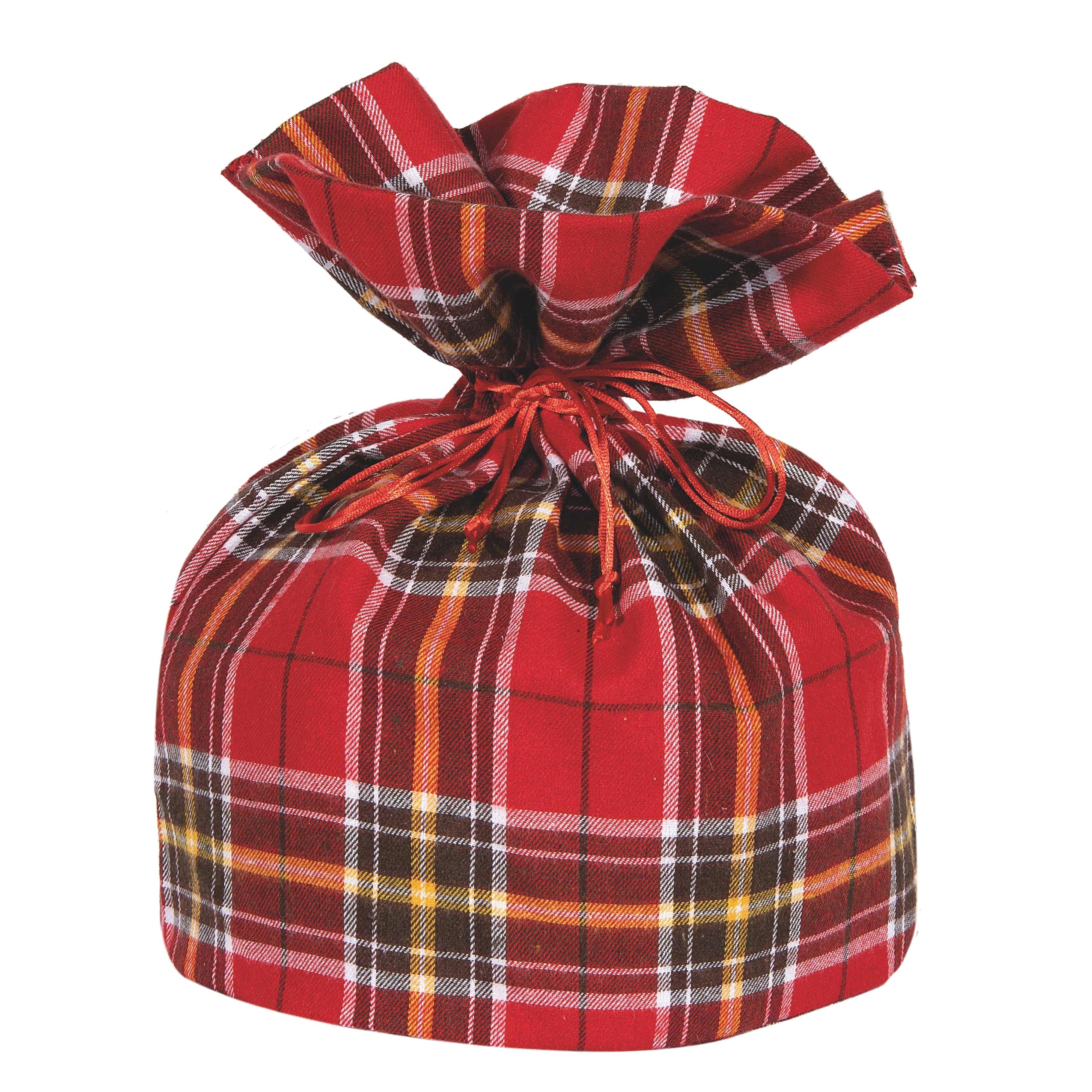SACCO PANETTONE 23 CM SCOZZESE